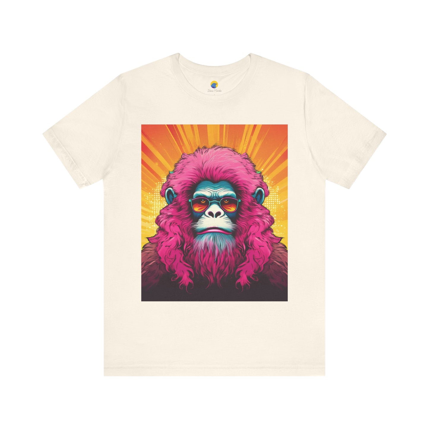 Pink Yeti Portrait Short Sleeve Tee