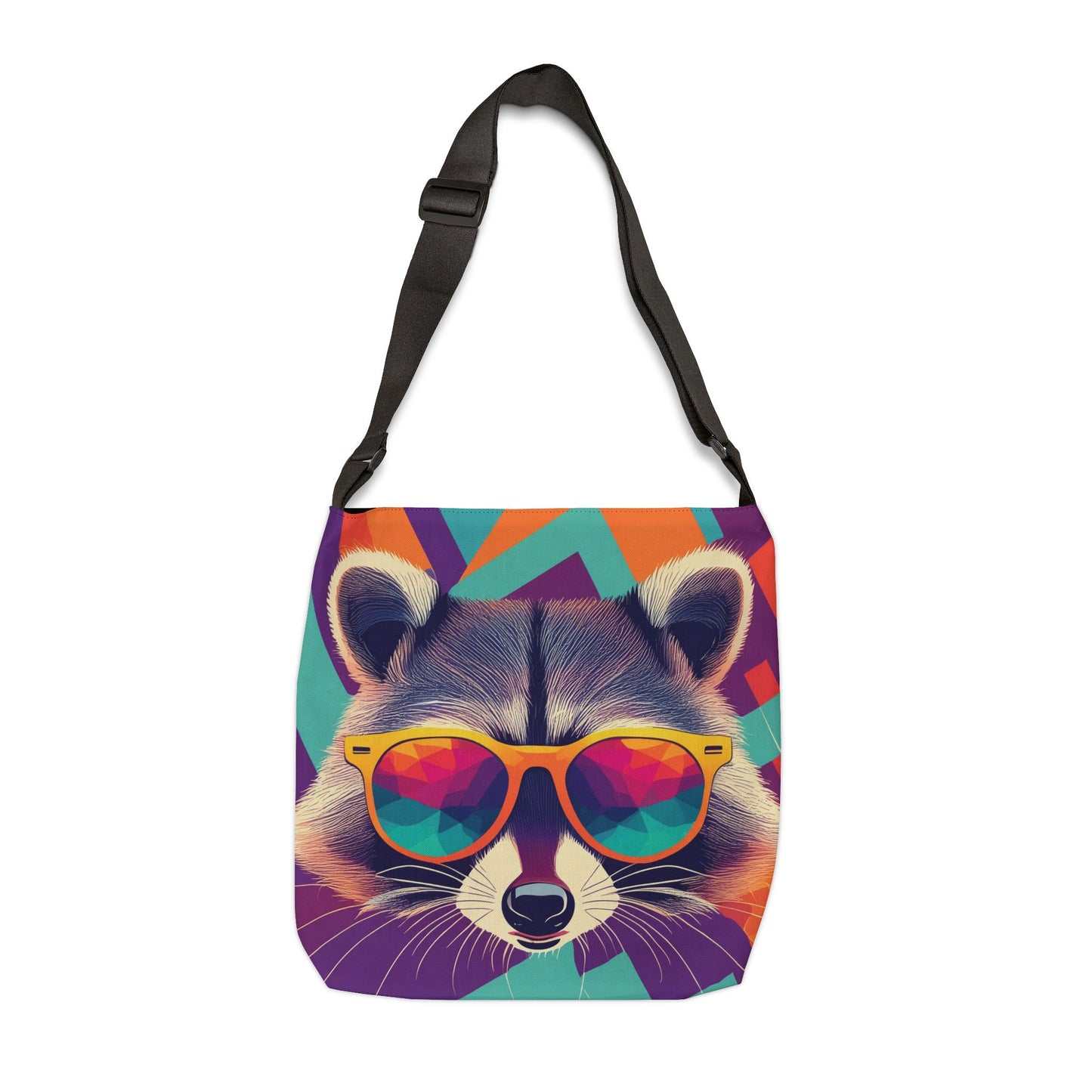 Cool Raccoon Adjustable Tote Bag