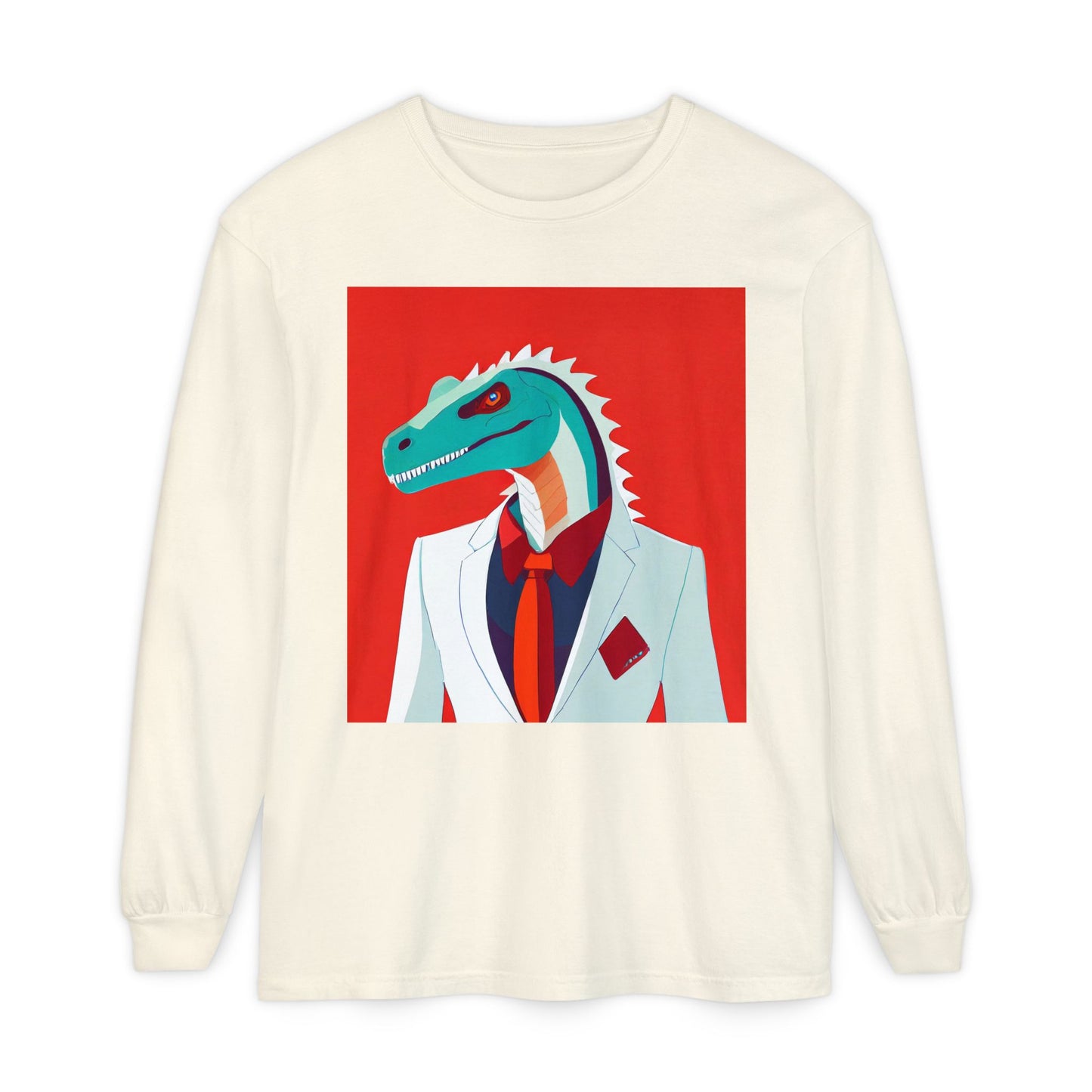 Dapper Dinosaur Long Sleeve Tee