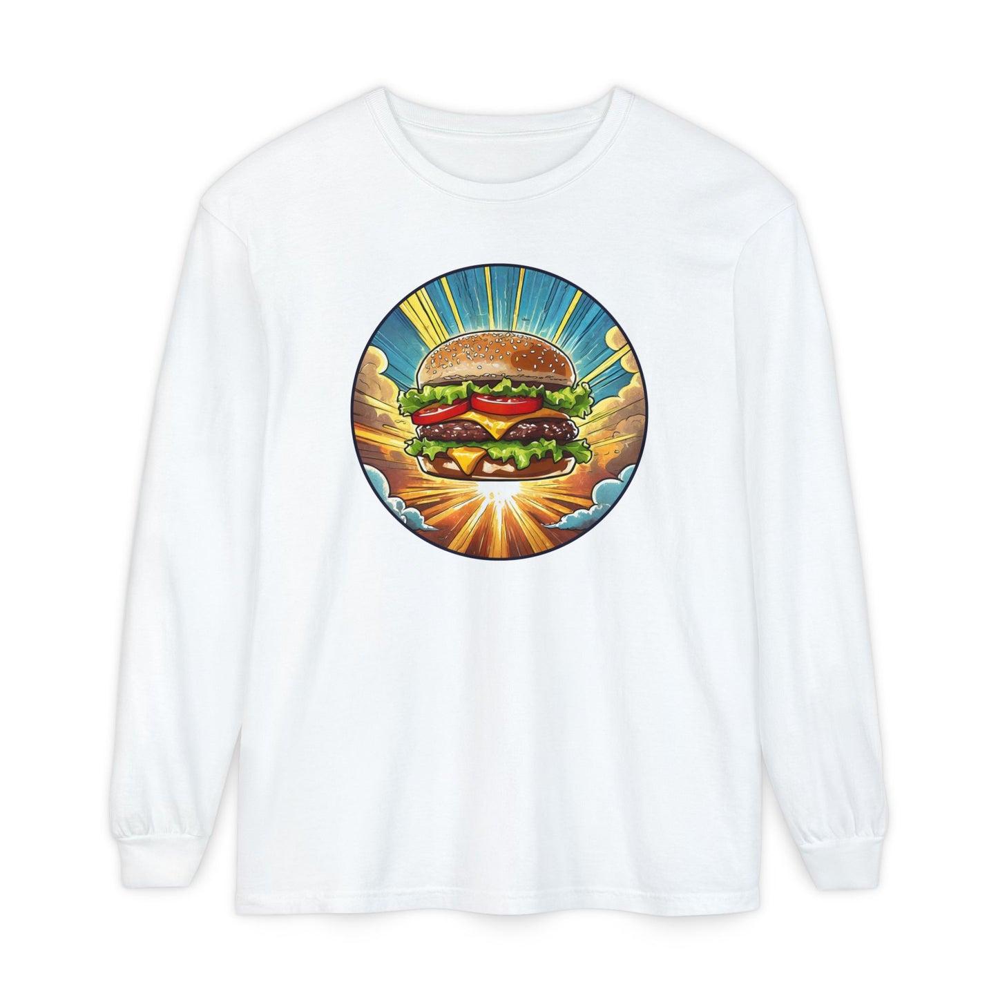Heroic Hamburger Long Sleeve Tee