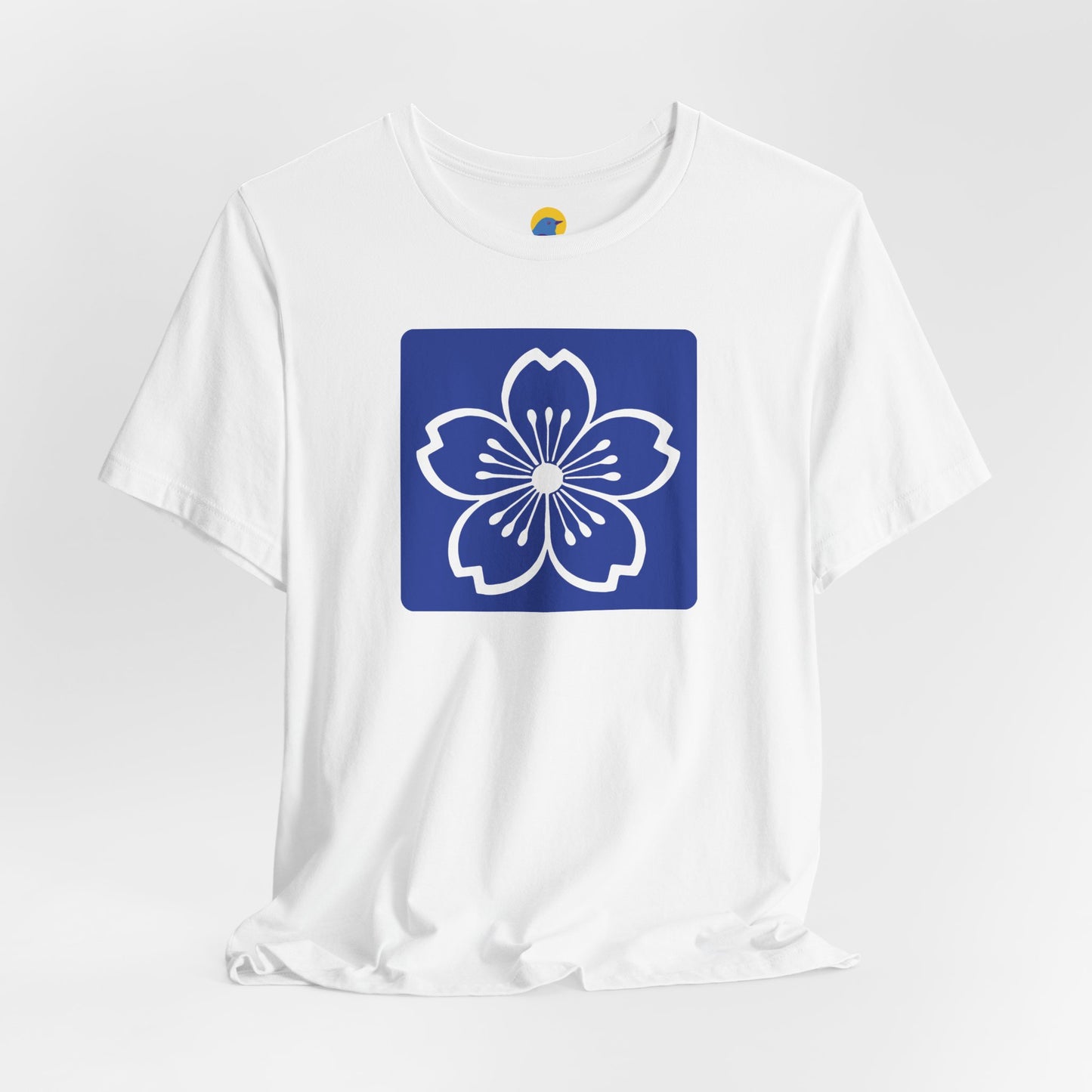Minimal Floral Graphic T-Shirt | Modern Botanical Flower Tee | Simple Folk Art Shirt