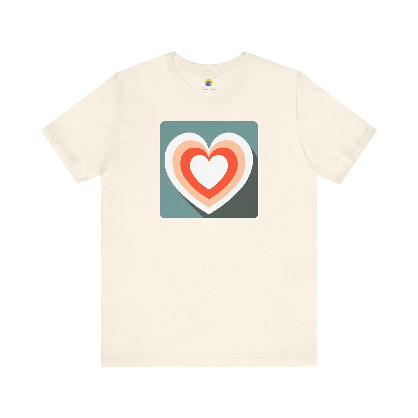 Graphic Heart Short Sleeve Tee