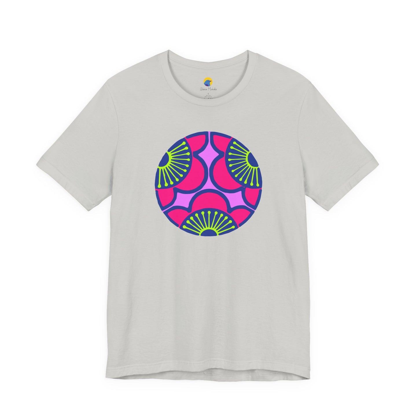 Modern Japanese Pattern Shirt | Colorful Graphic Tee