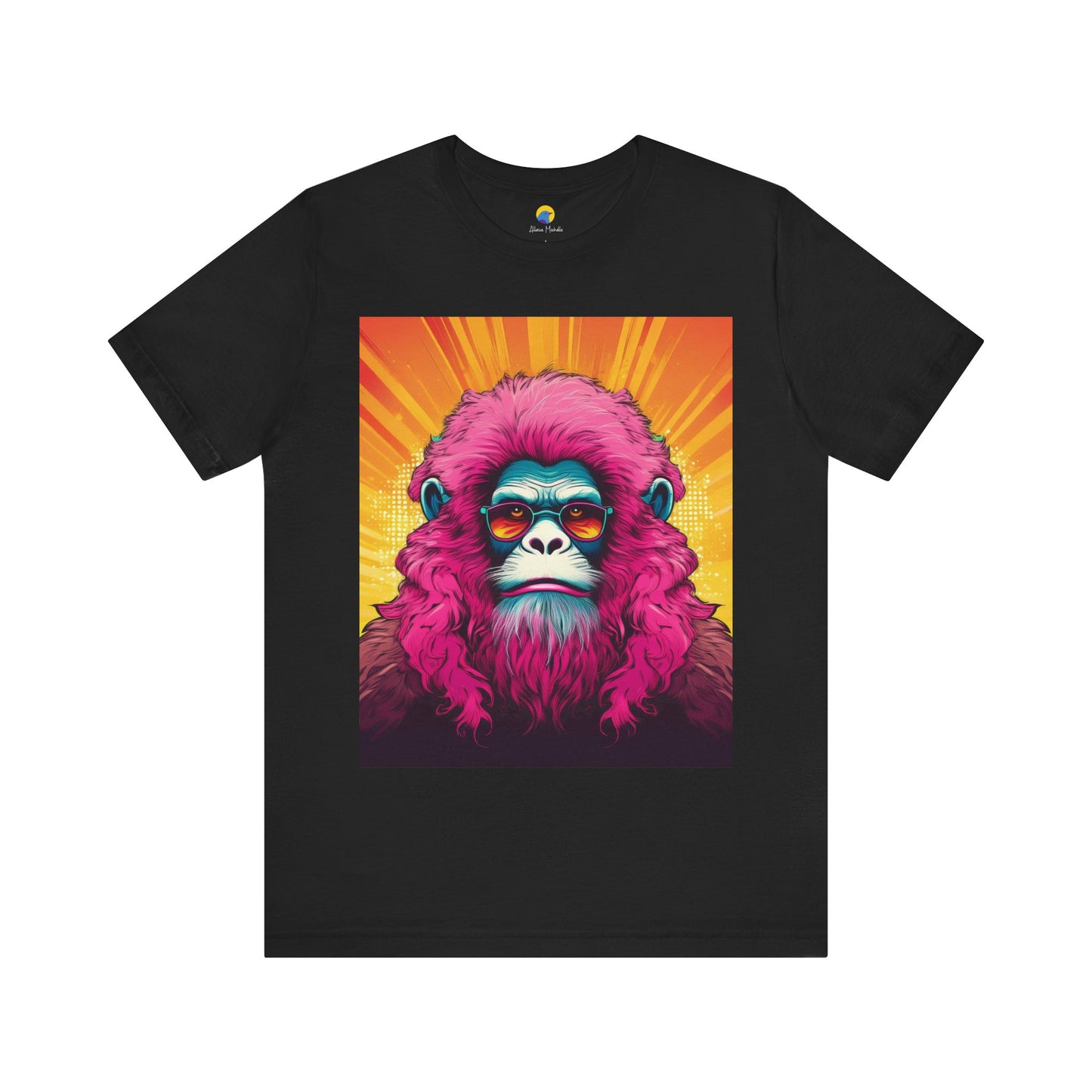 Pink Yeti Portrait Short Sleeve Tee