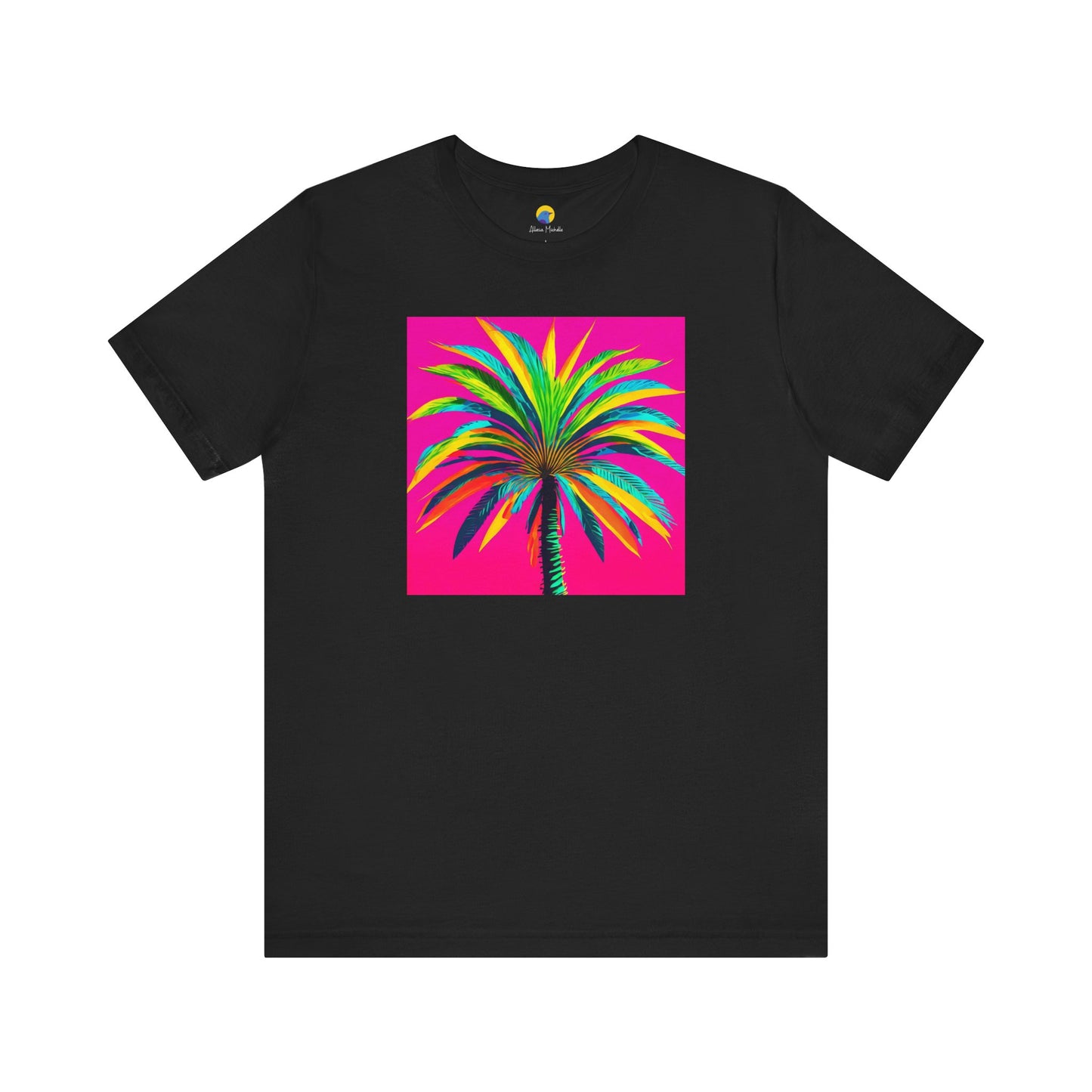Palmetto on Pink Short Sleeve Tee