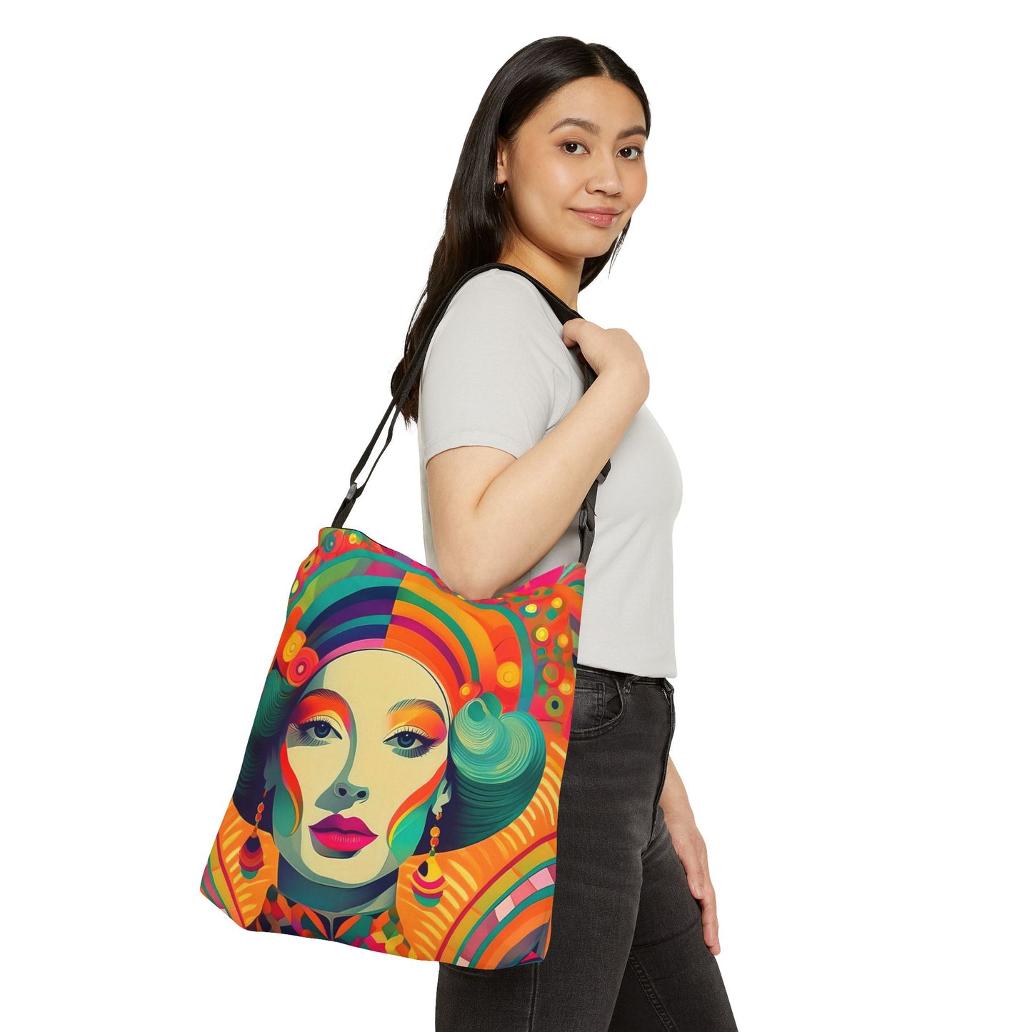 Art Nouveau Adjustable Tote Bag