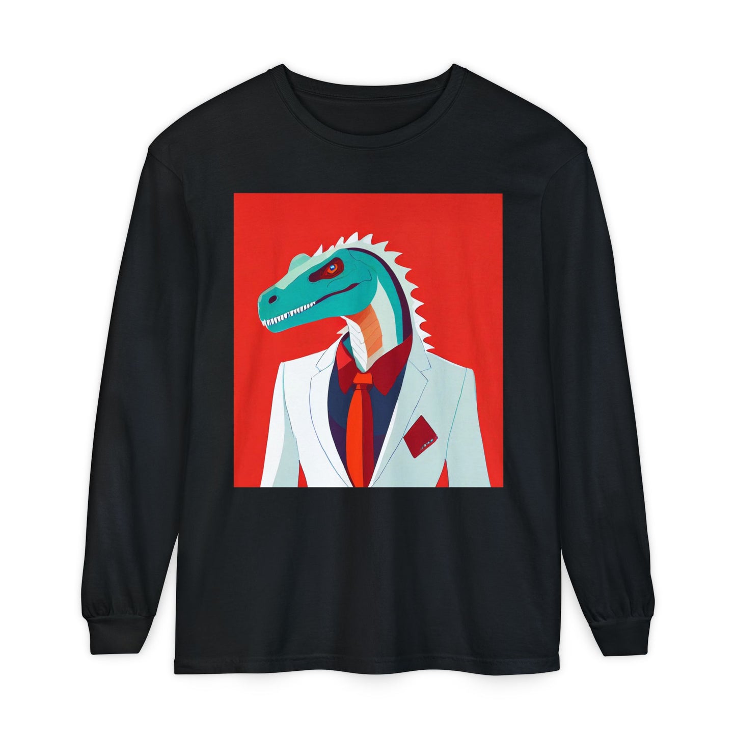 Dapper Dinosaur Long Sleeve Tee