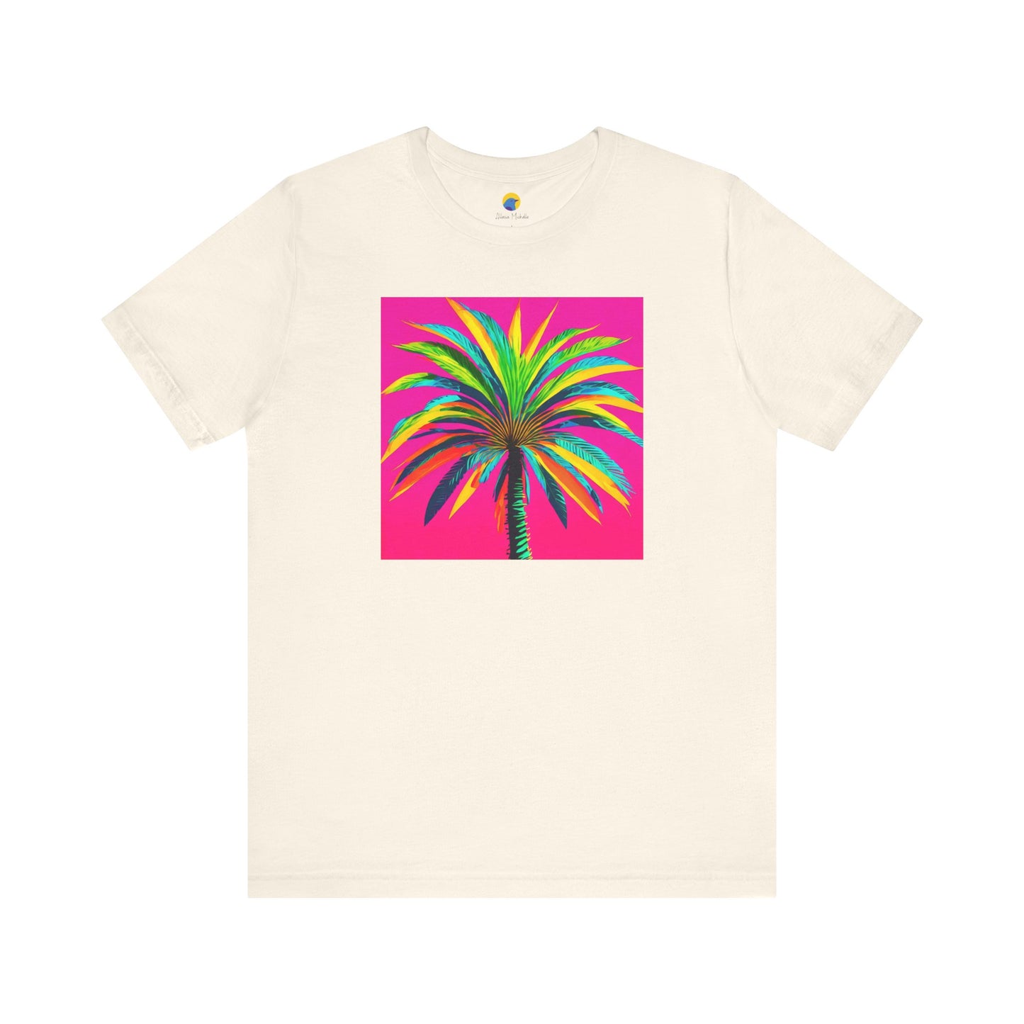 Palmetto on Pink Short Sleeve Tee