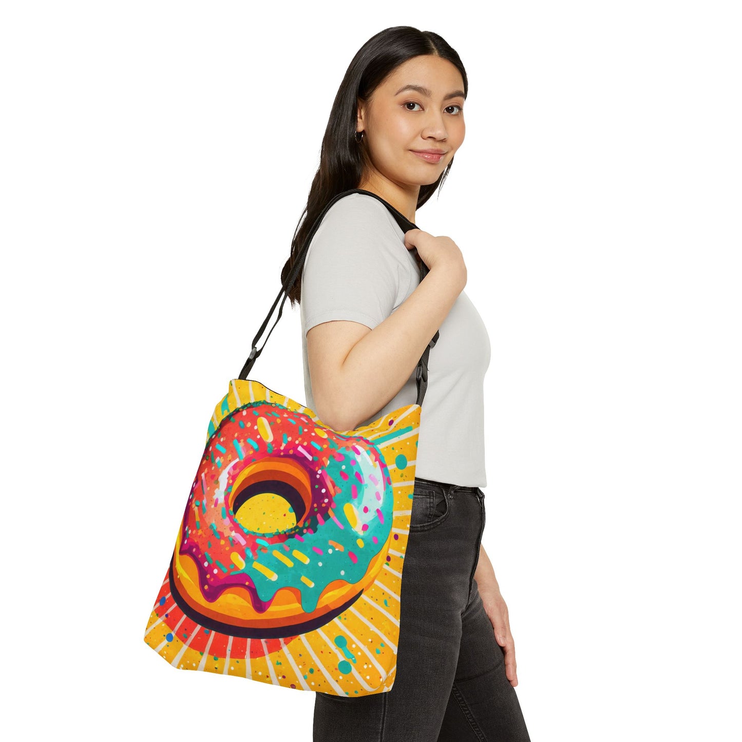 Doughnut Adjustable Tote Bag