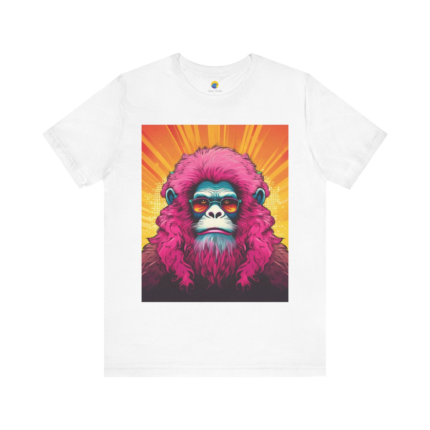 Pink Yeti Portrait Short Sleeve Tee