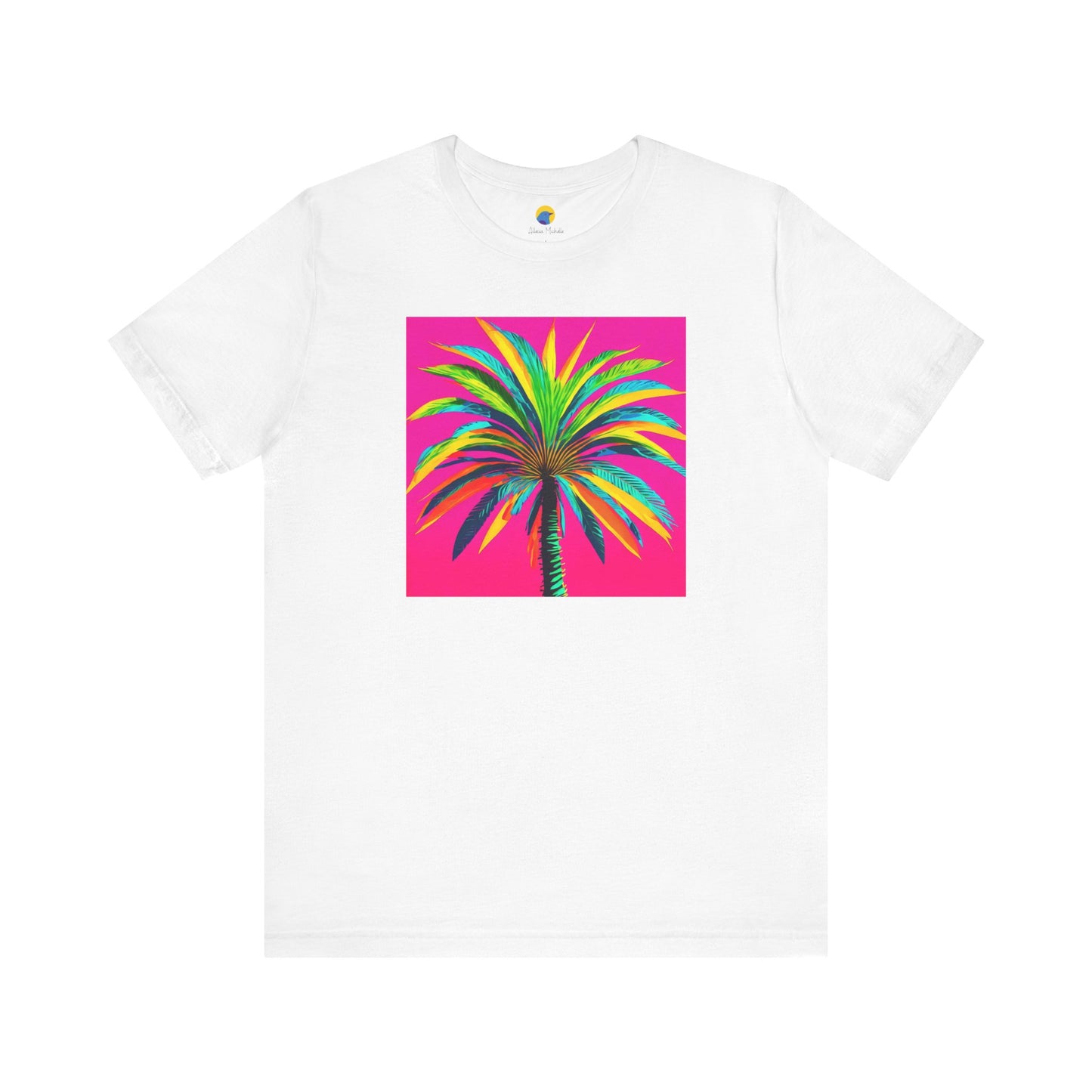 Palmetto on Pink Short Sleeve Tee