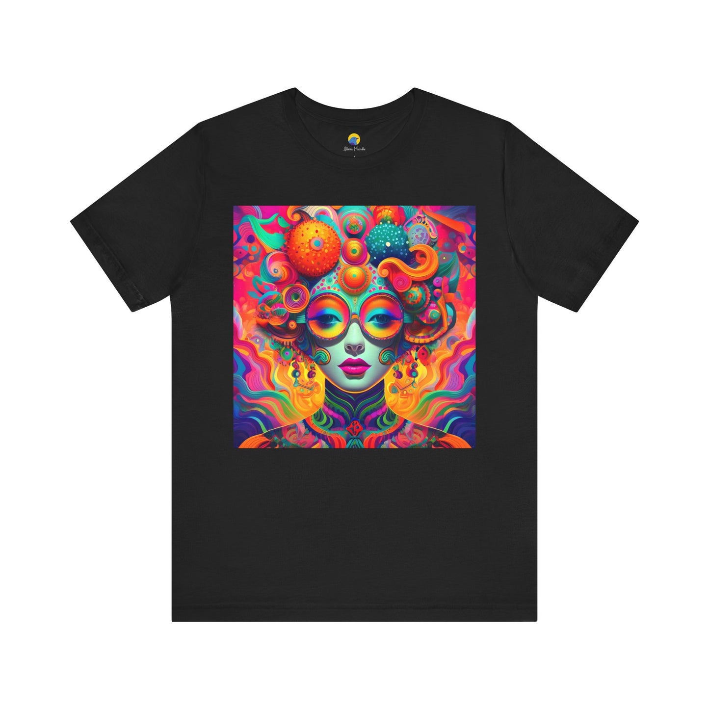 Psychedelic Bubble Girl Short Sleeve Tee