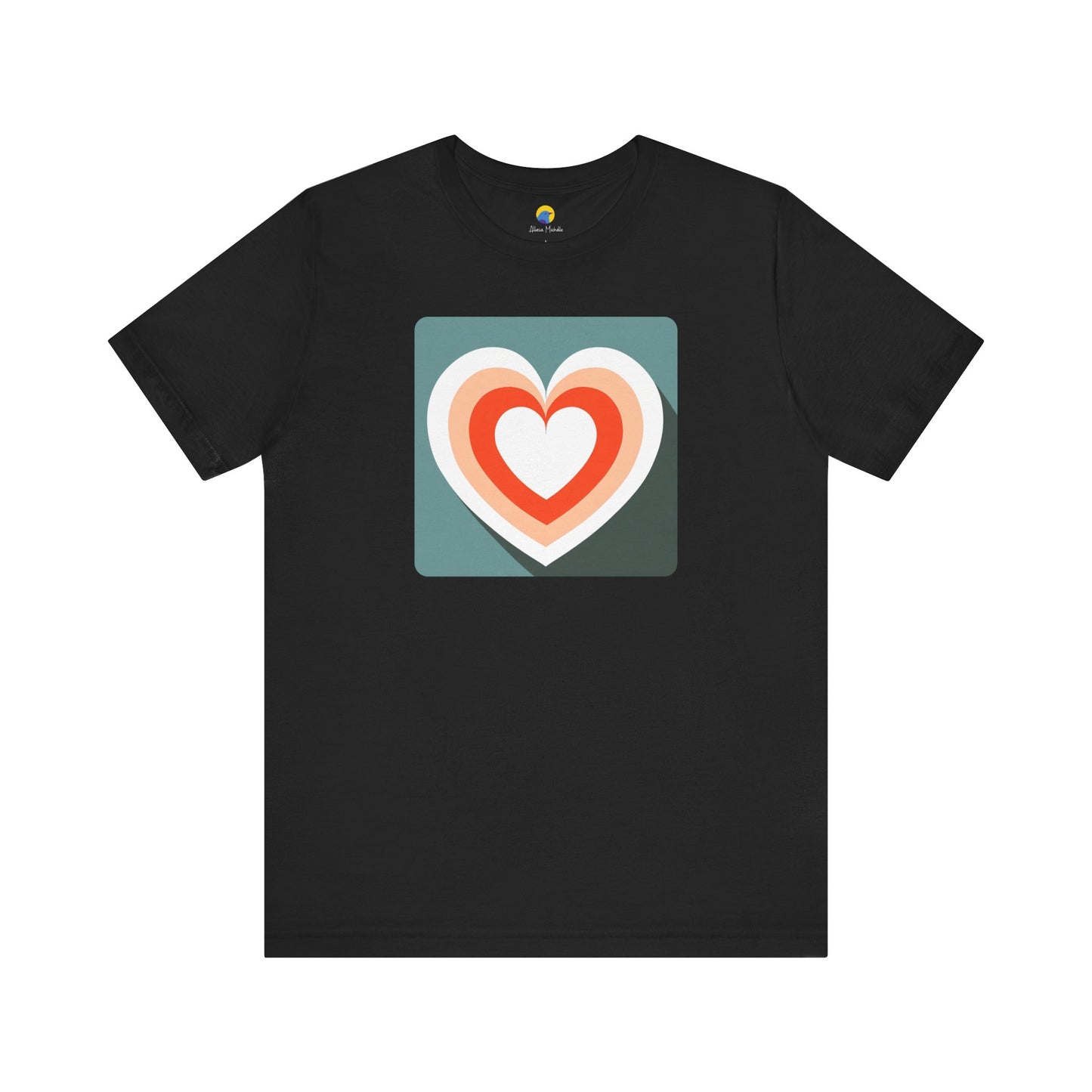 Graphic Heart Short Sleeve Tee