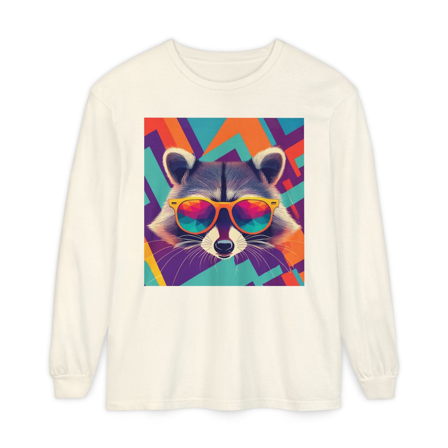 Cool Raccoon Long Sleeve Tee