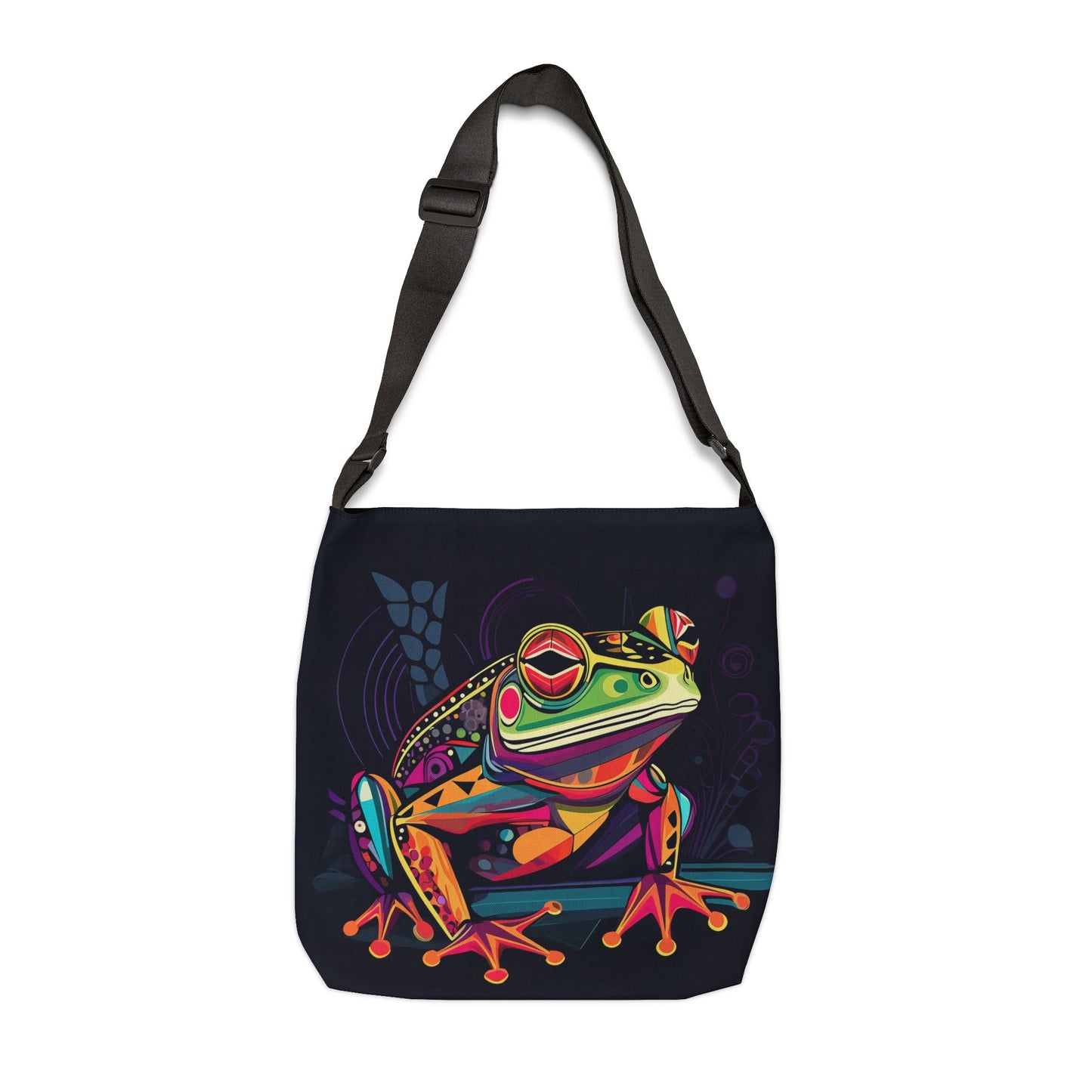 Colorful Frog Adjustable Tote Bag