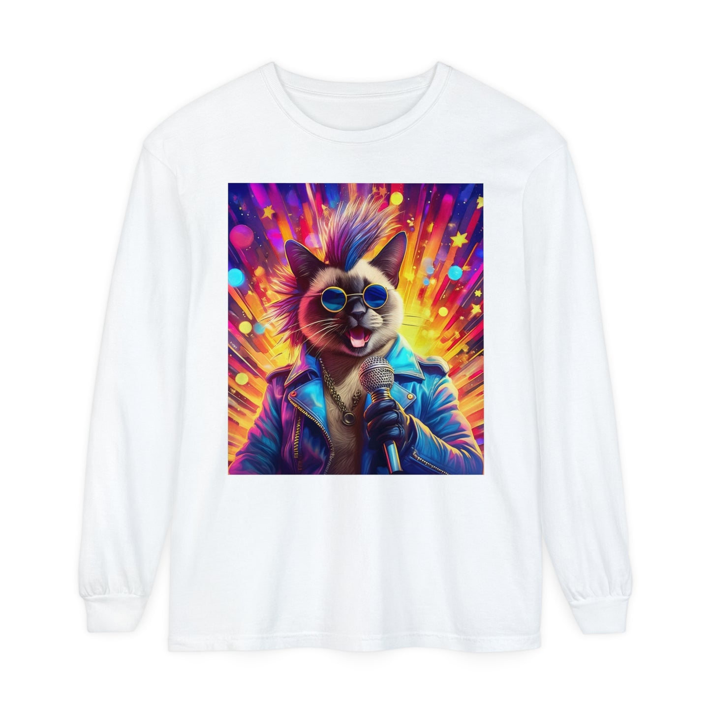 Rockin' Kitty Long Sleeve Tee