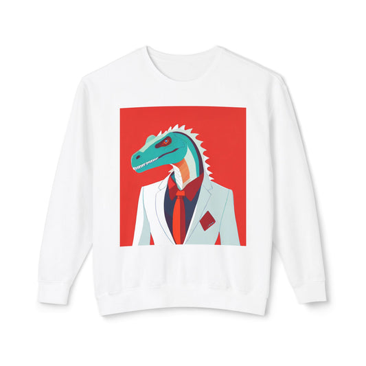 Dapper Dinosaur 100% Cotton Sweatshirt