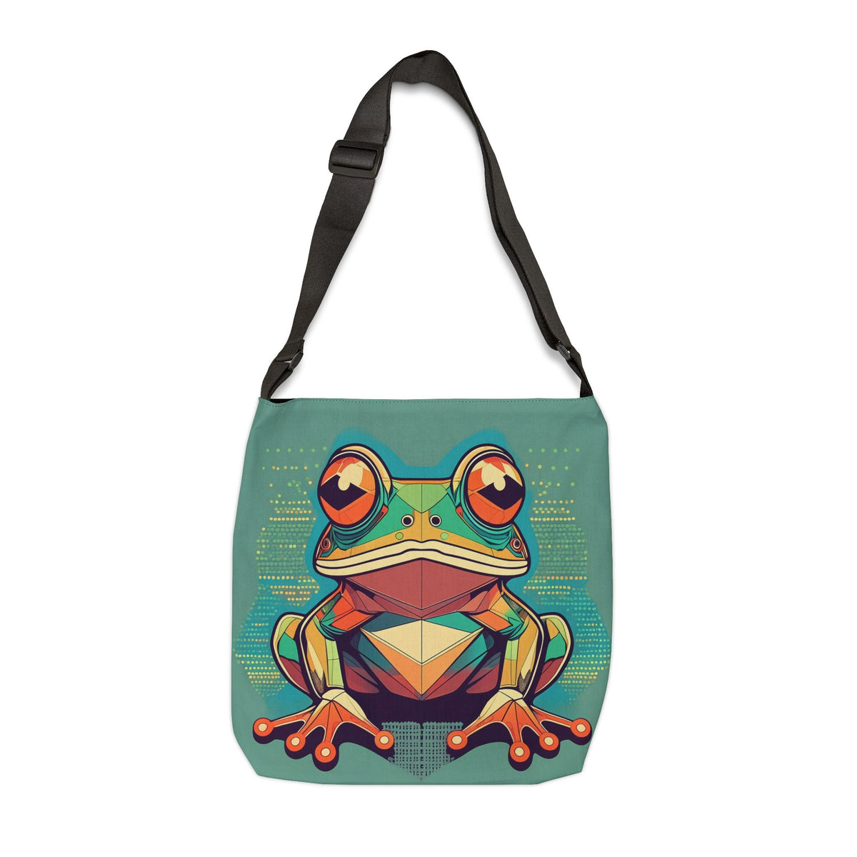 Techno Frog Adjustable Tote Bag