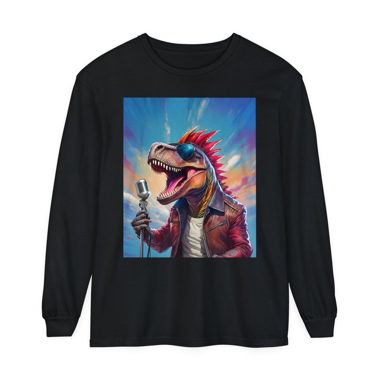 Rockin' T-Rex Long Sleeve Tee