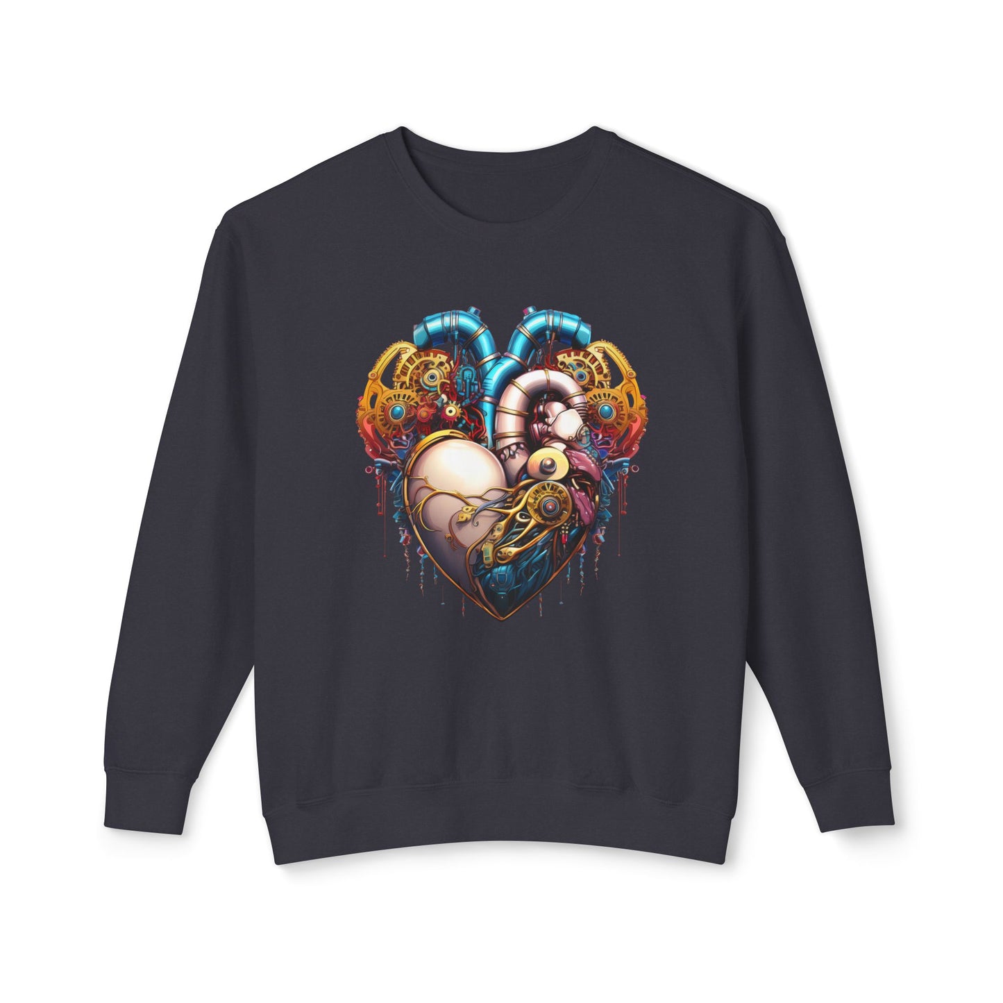 Steampunk Heart 100% Cotton Sweatshirt