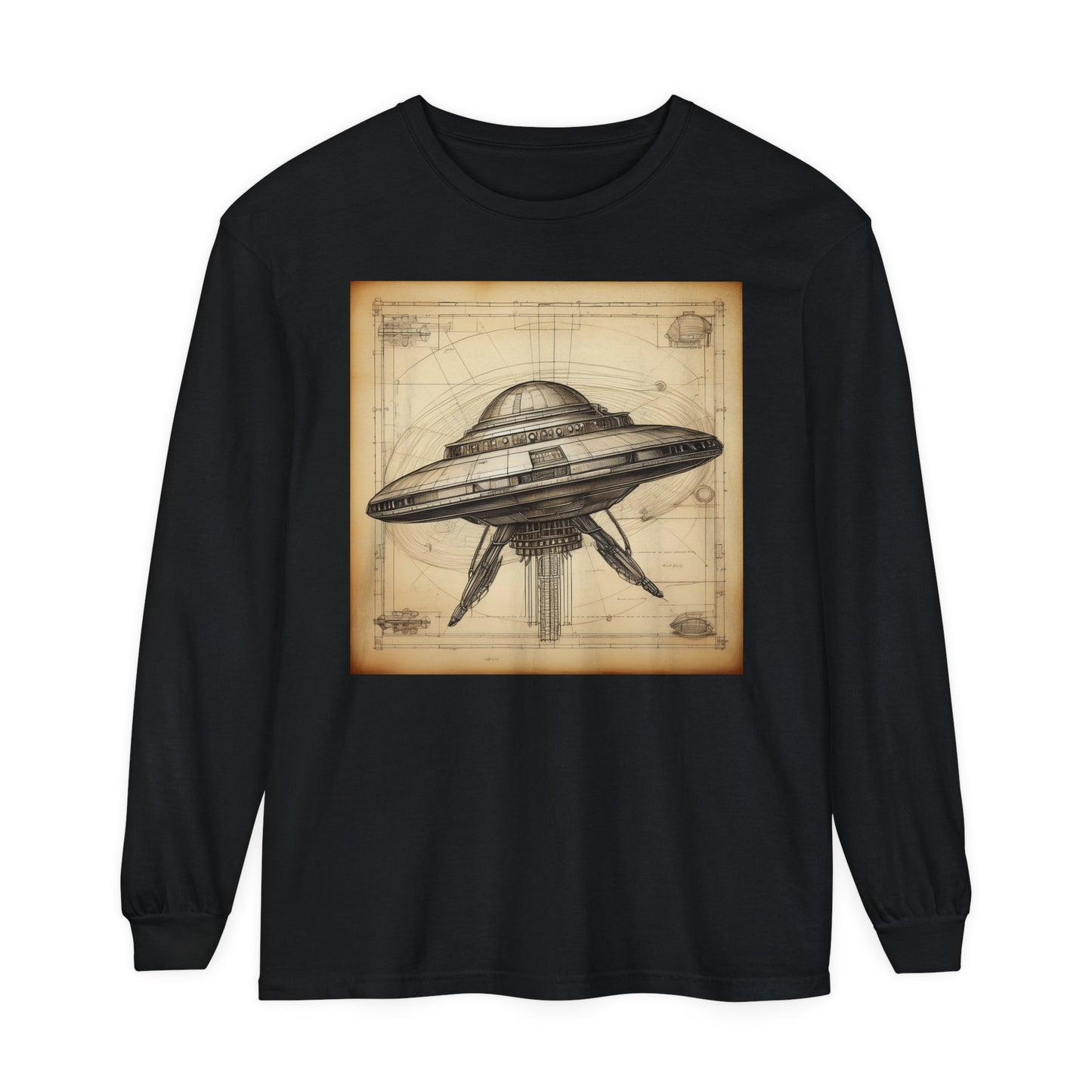 Flying Saucer Long Sleeve Tee