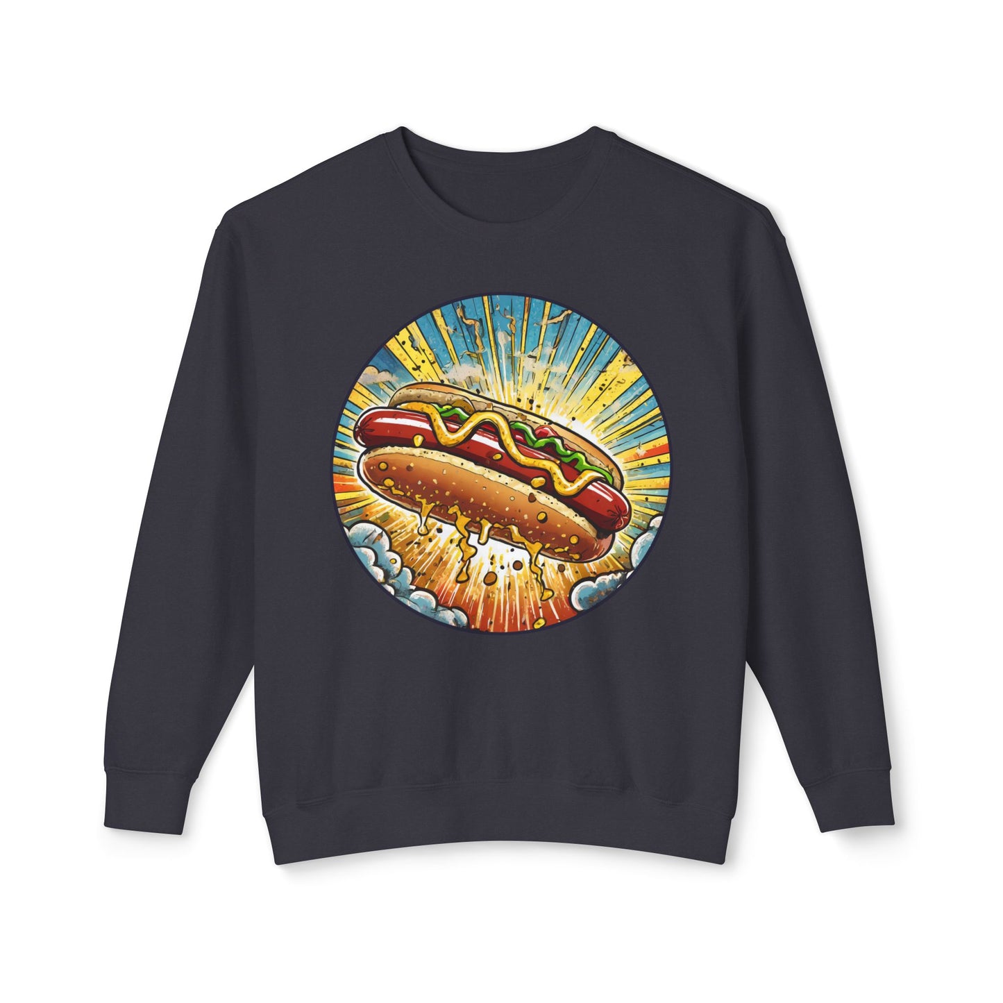 Junk Food Series: Heroic Hot Dog 100% Cotton Sweatshirt