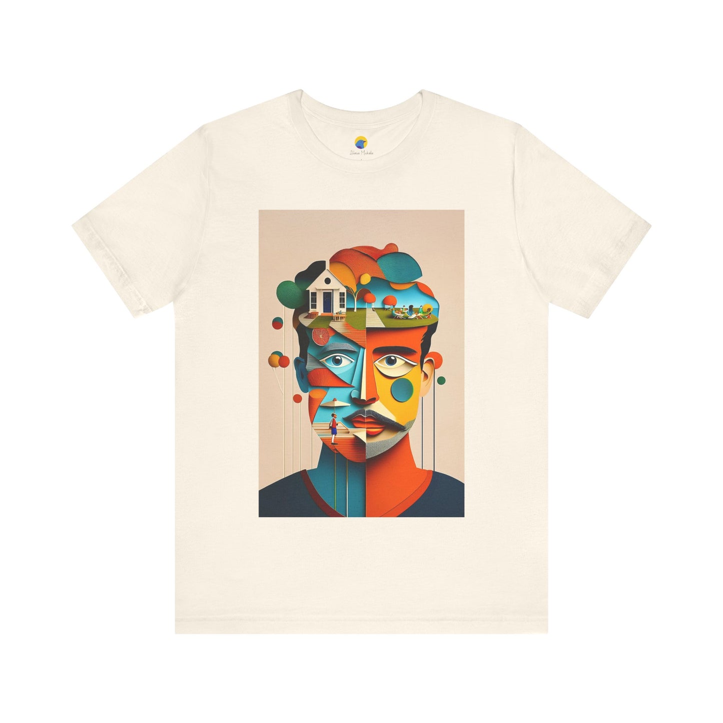 Abstract Face Tee