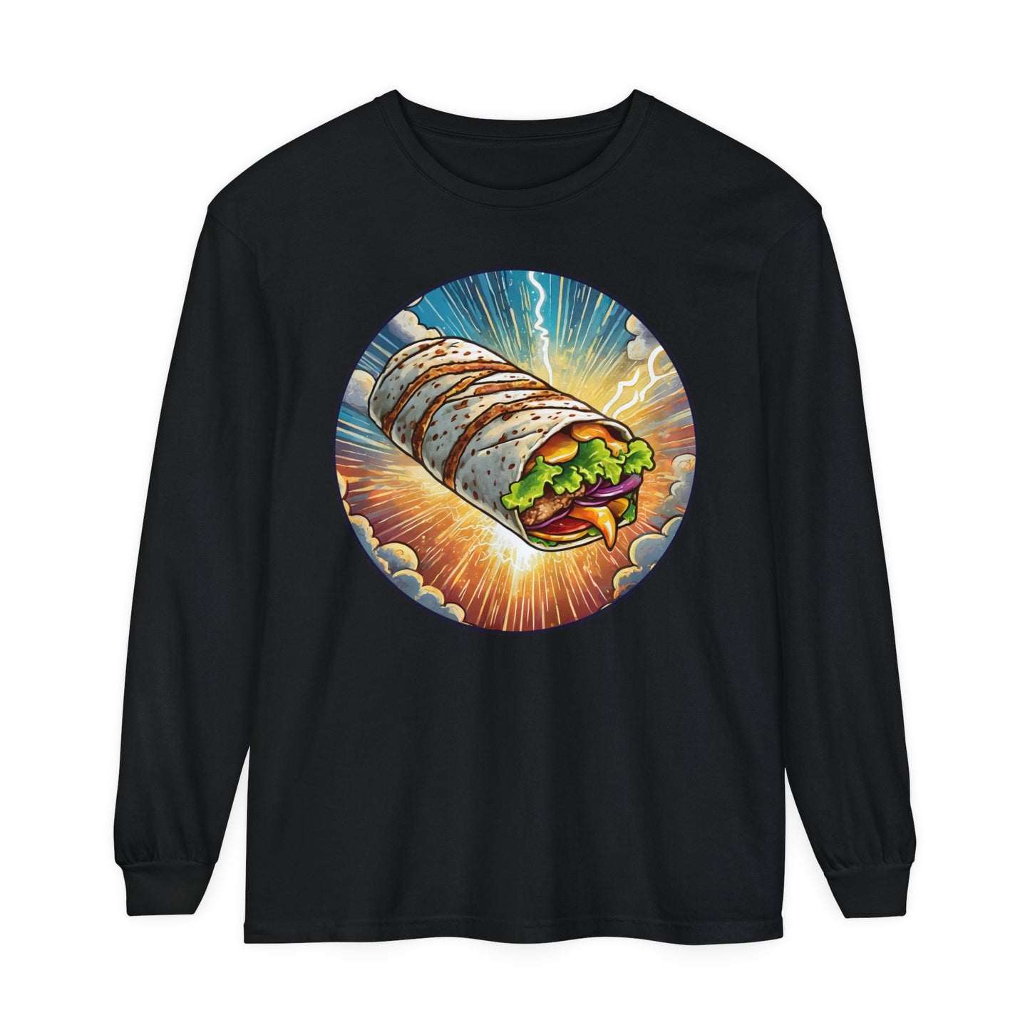 Junk Food Series: Heroic Burrito Long Sleeve Tee