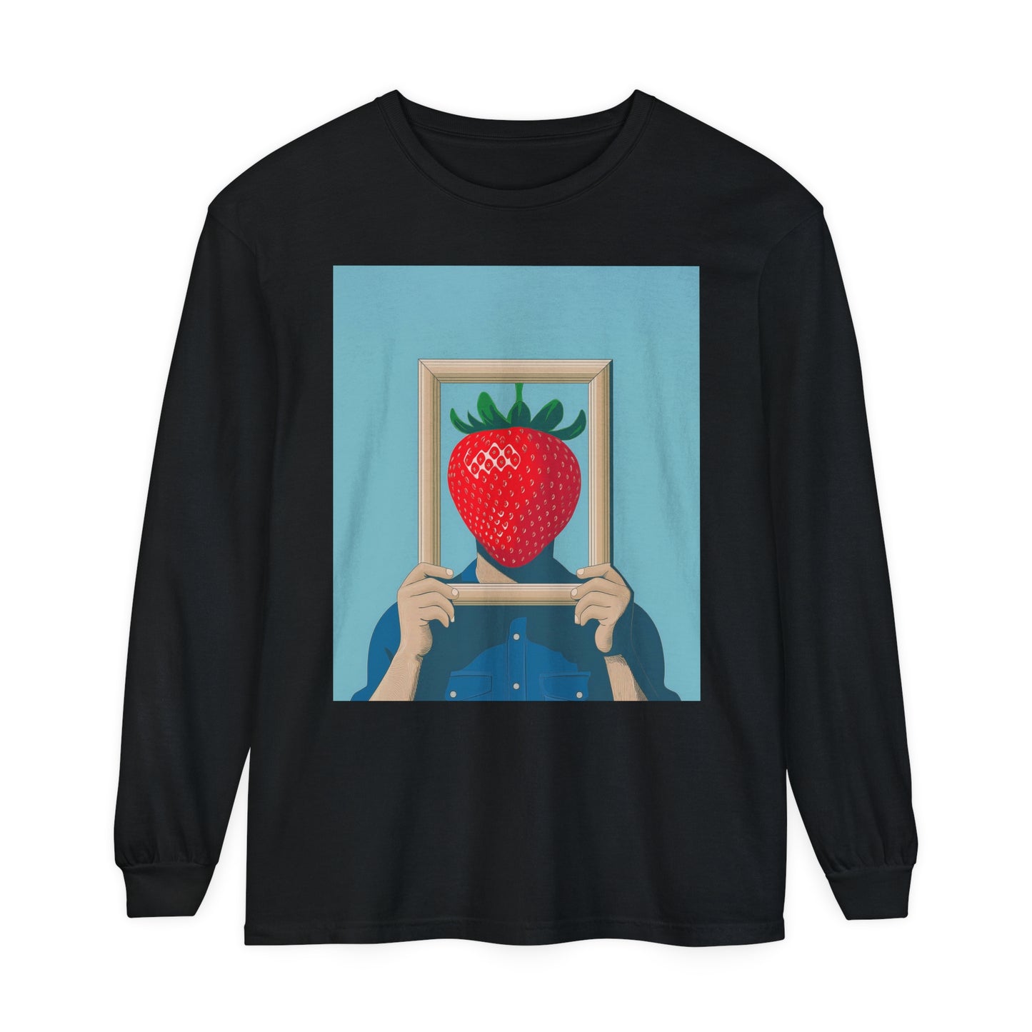 Surreal Strawberry Long Sleeve Tee