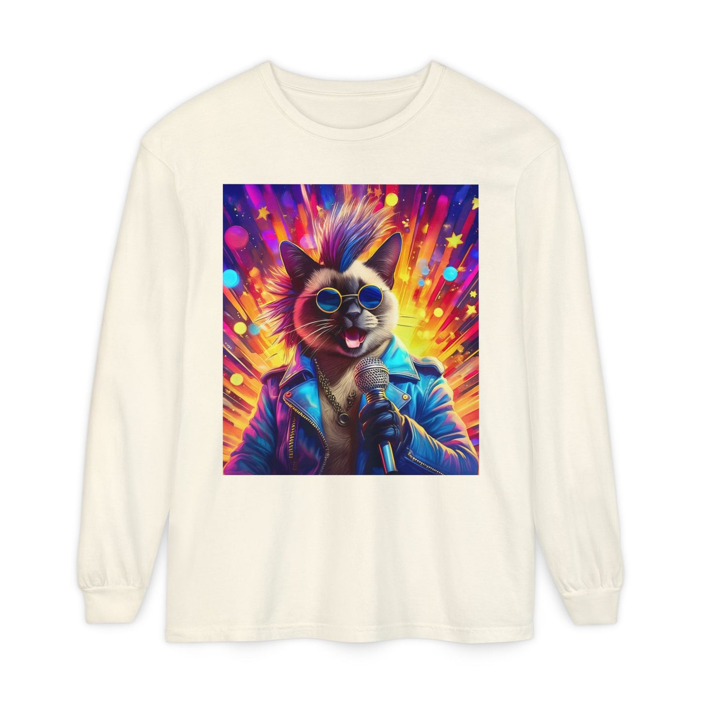 Rockin' Kitty Long Sleeve Tee