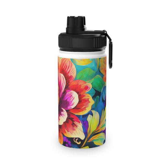 Fabulous Flower Stainless Steel Water Bottle, Sports Lid