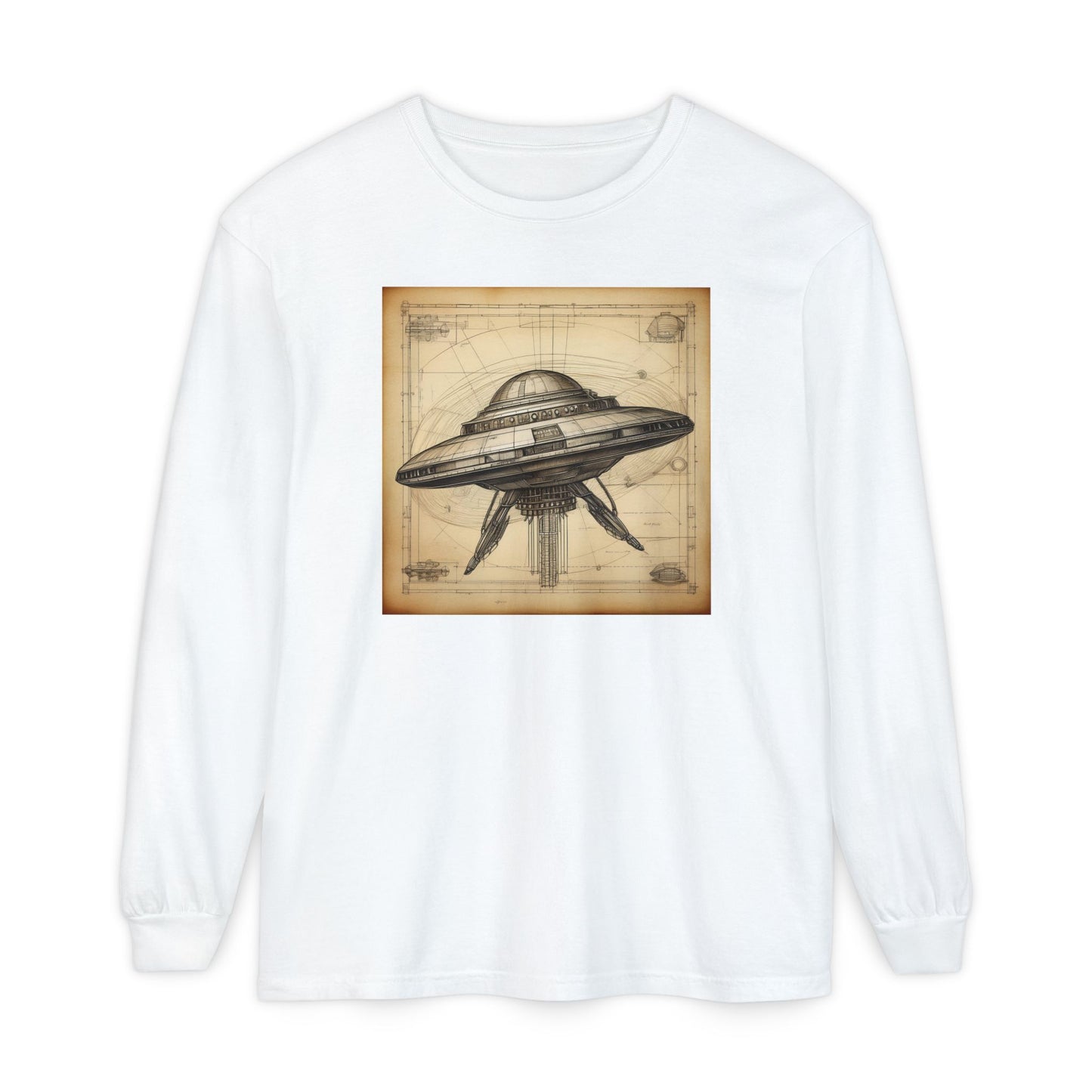 Flying Saucer Long Sleeve Tee