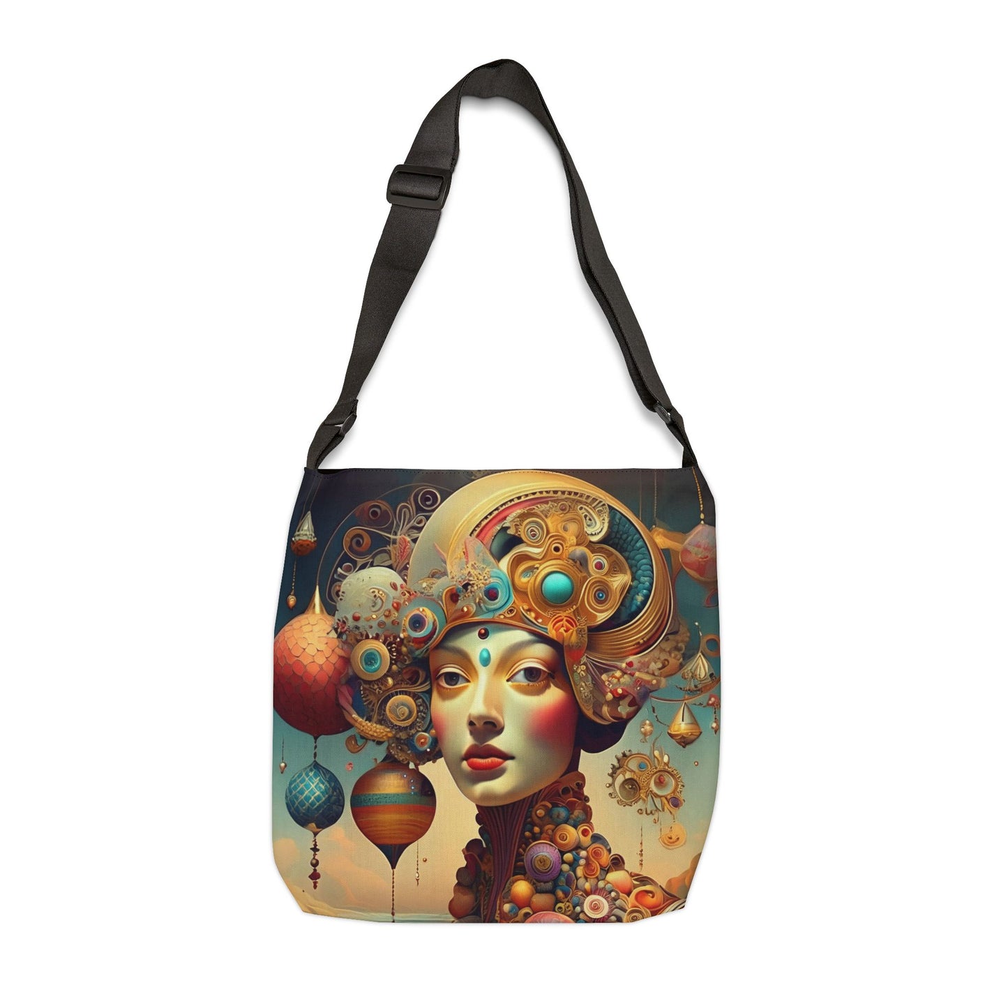 Surreal Steampunk Portrait Tote Bag