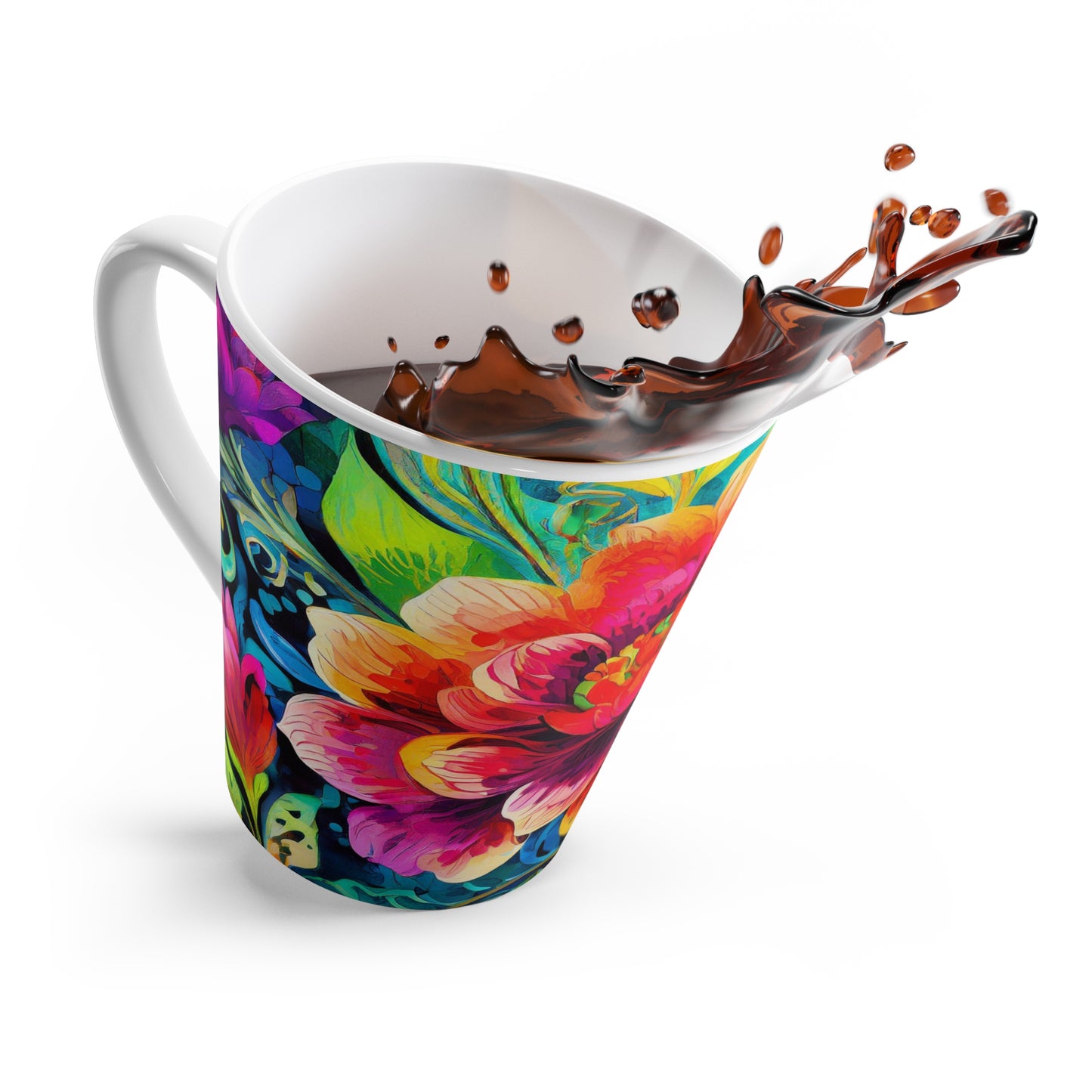 Fabulous Flower Latte Mug