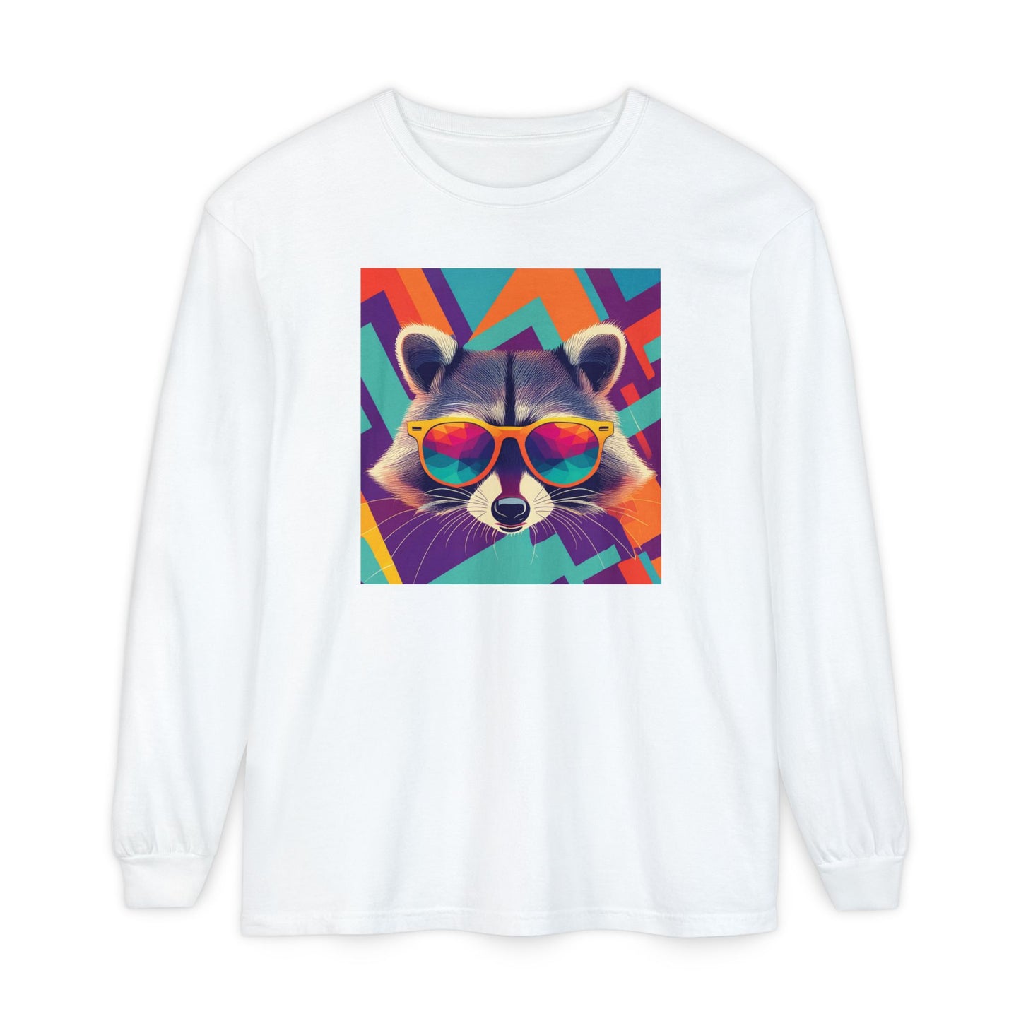 Cool Raccoon Long Sleeve Tee