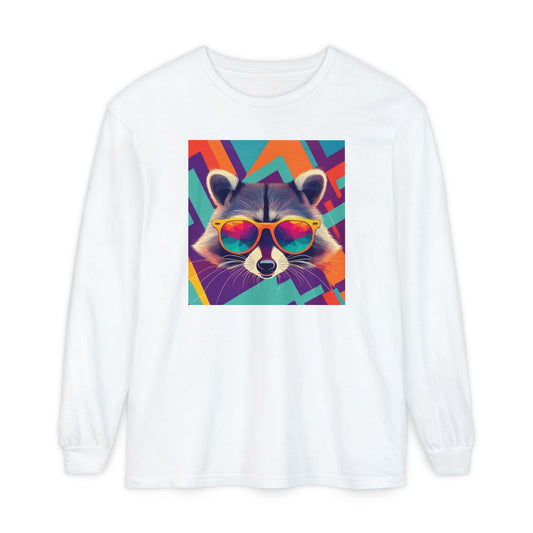 Cool Raccoon Long Sleeve Tee
