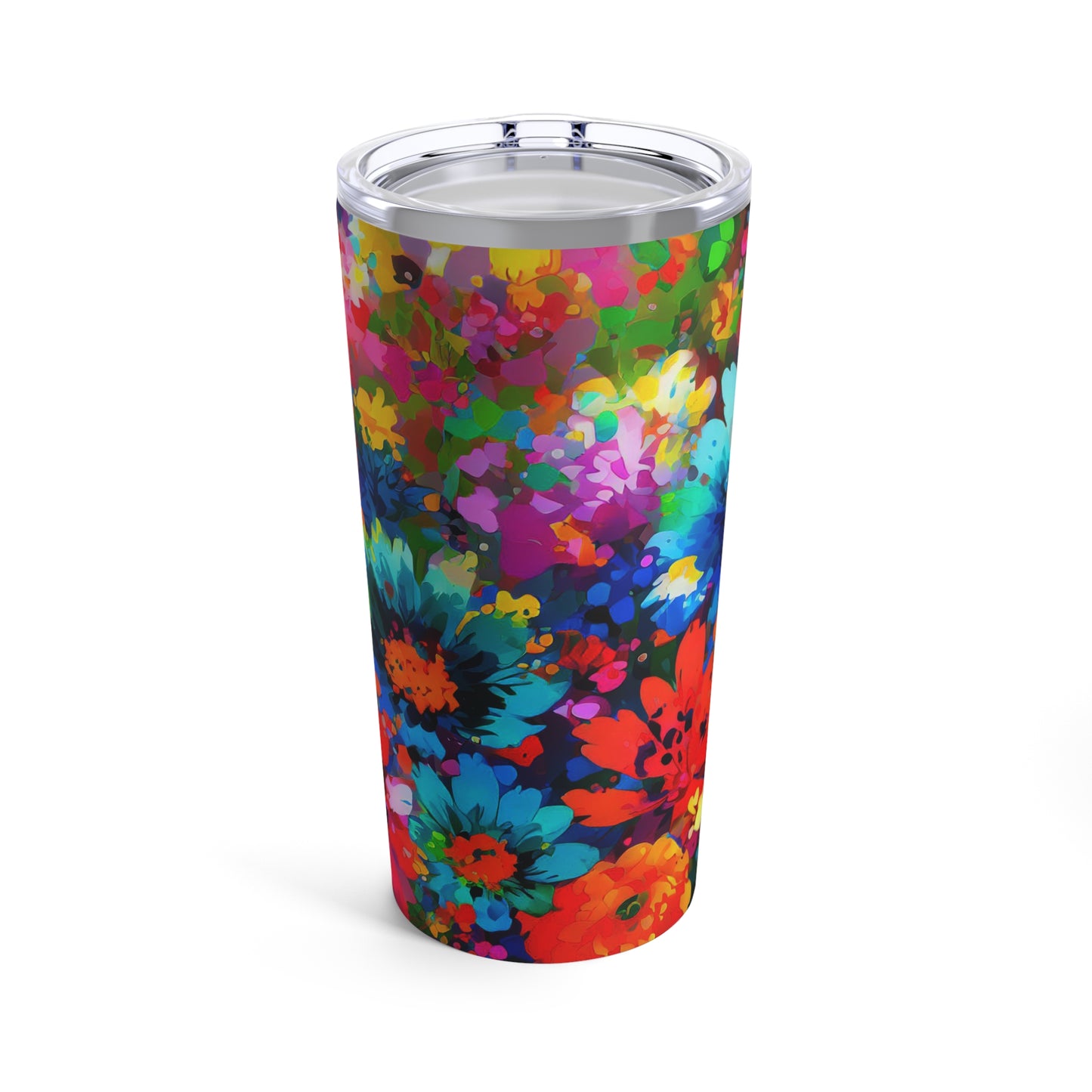 Splashy Flowers Tumbler 20oz