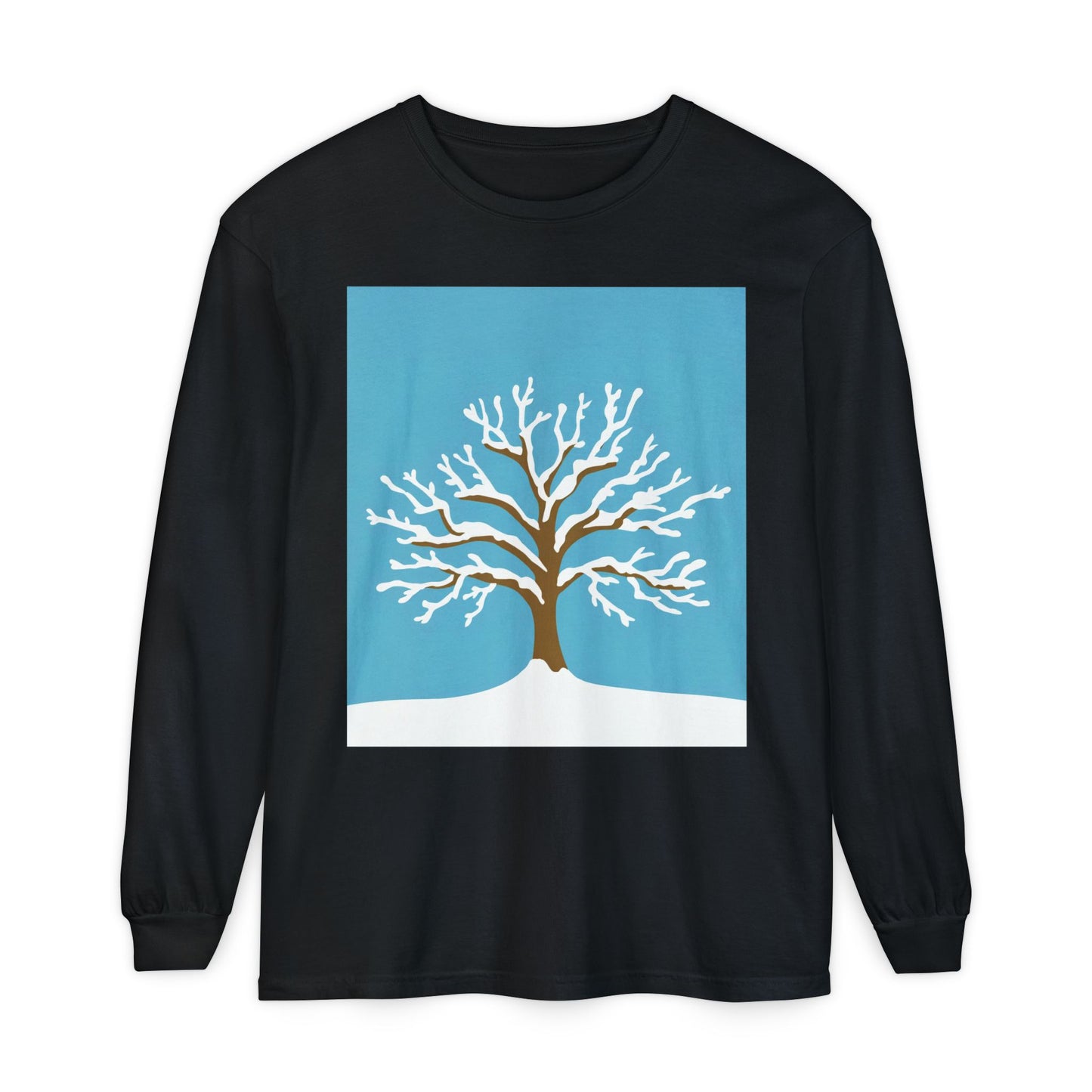 Snowy Tree Long Sleeve Tee