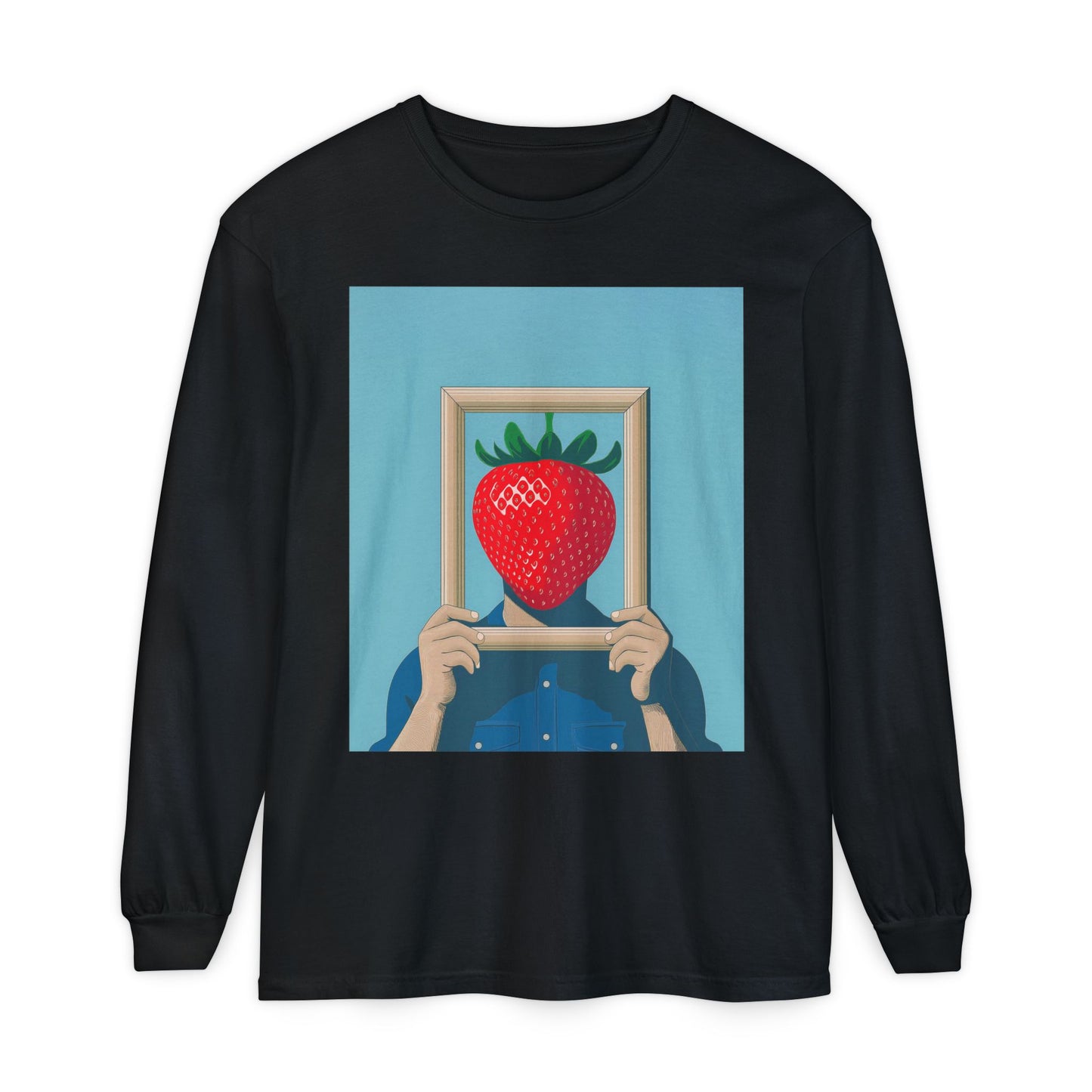 Surreal Strawberry Long Sleeve Tee