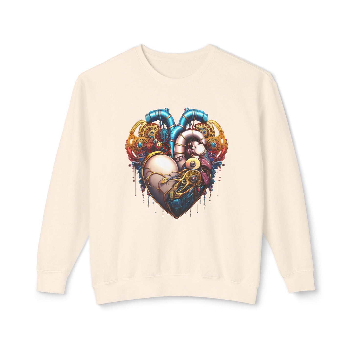 Steampunk Heart 100% Cotton Sweatshirt