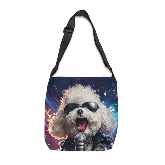 Dog Rockstar Adjustable Tote Bag