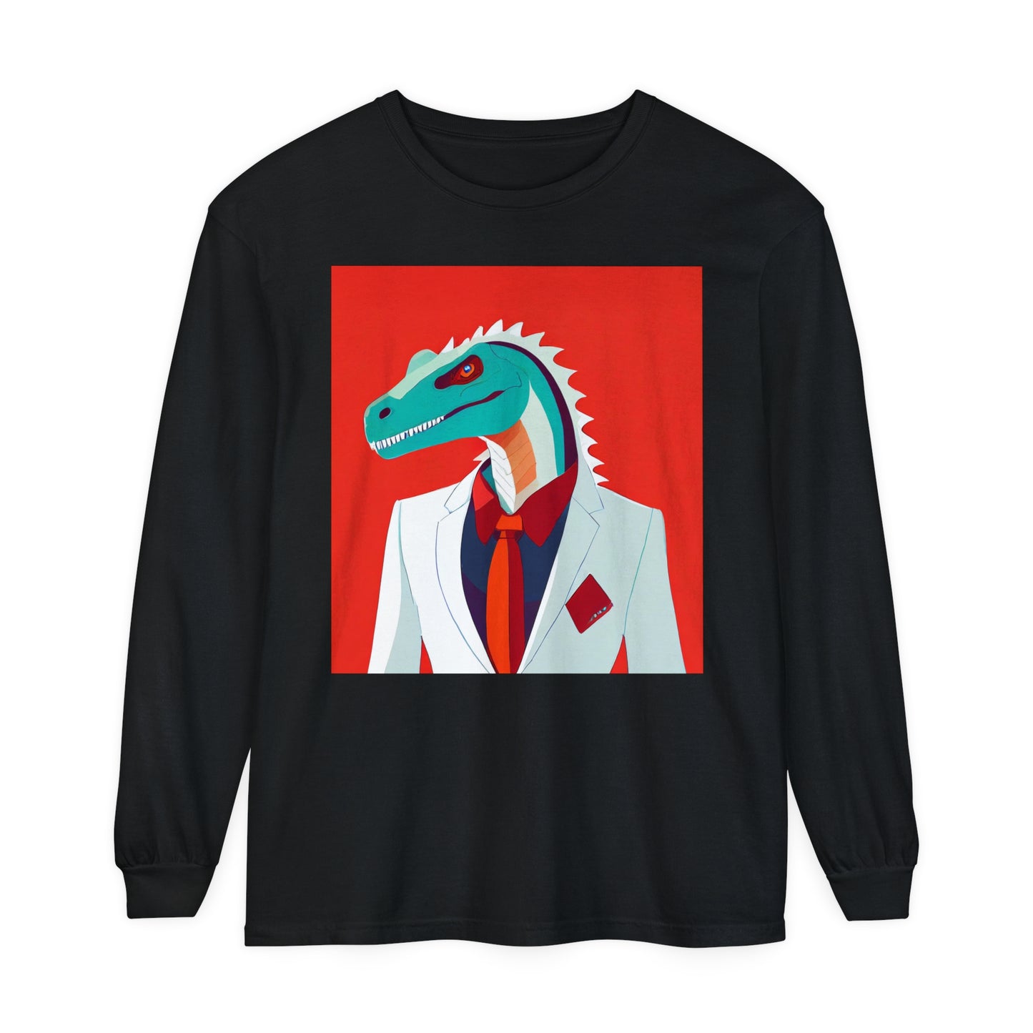 Dapper Dinosaur Long Sleeve Tee