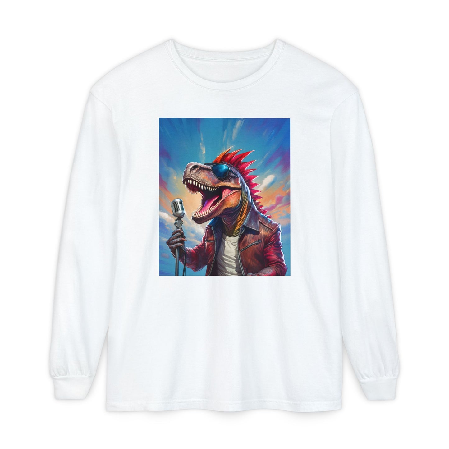 Rockin' T-Rex Long Sleeve Tee