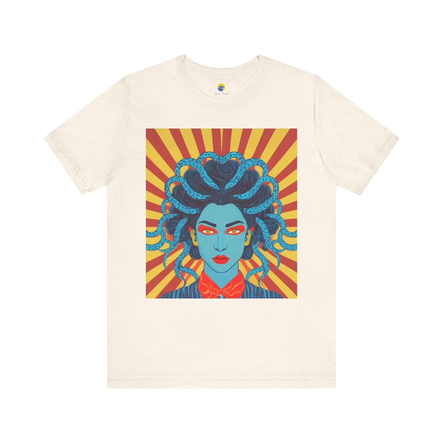 Blue Medusa Short Sleeve Tee