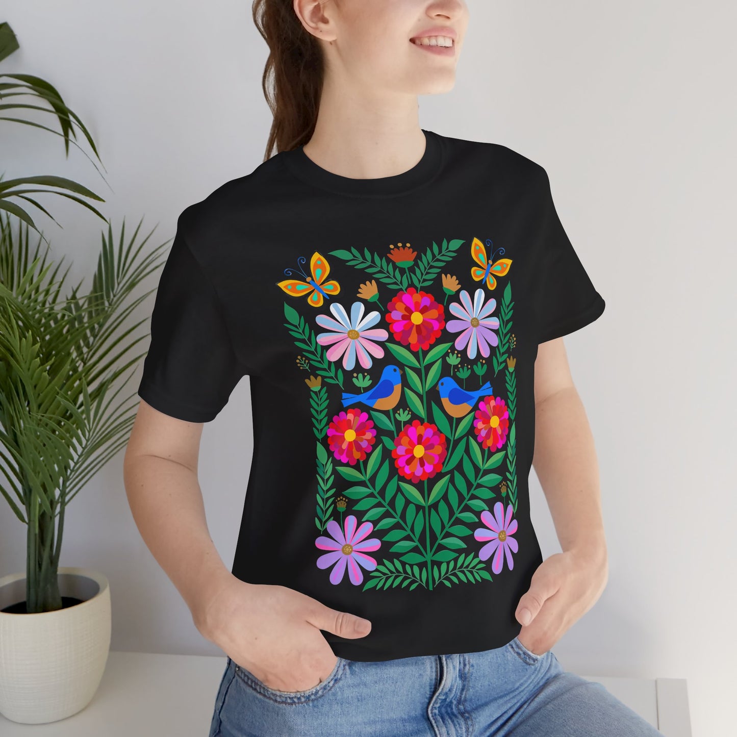 Folk Art Floral Tee