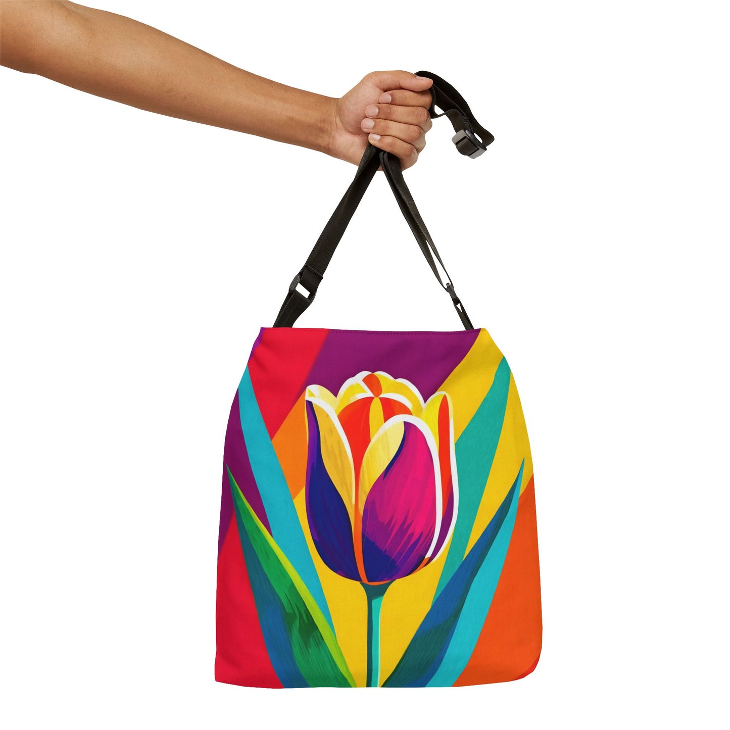 Deco Tulip Adjustable Tote Bag