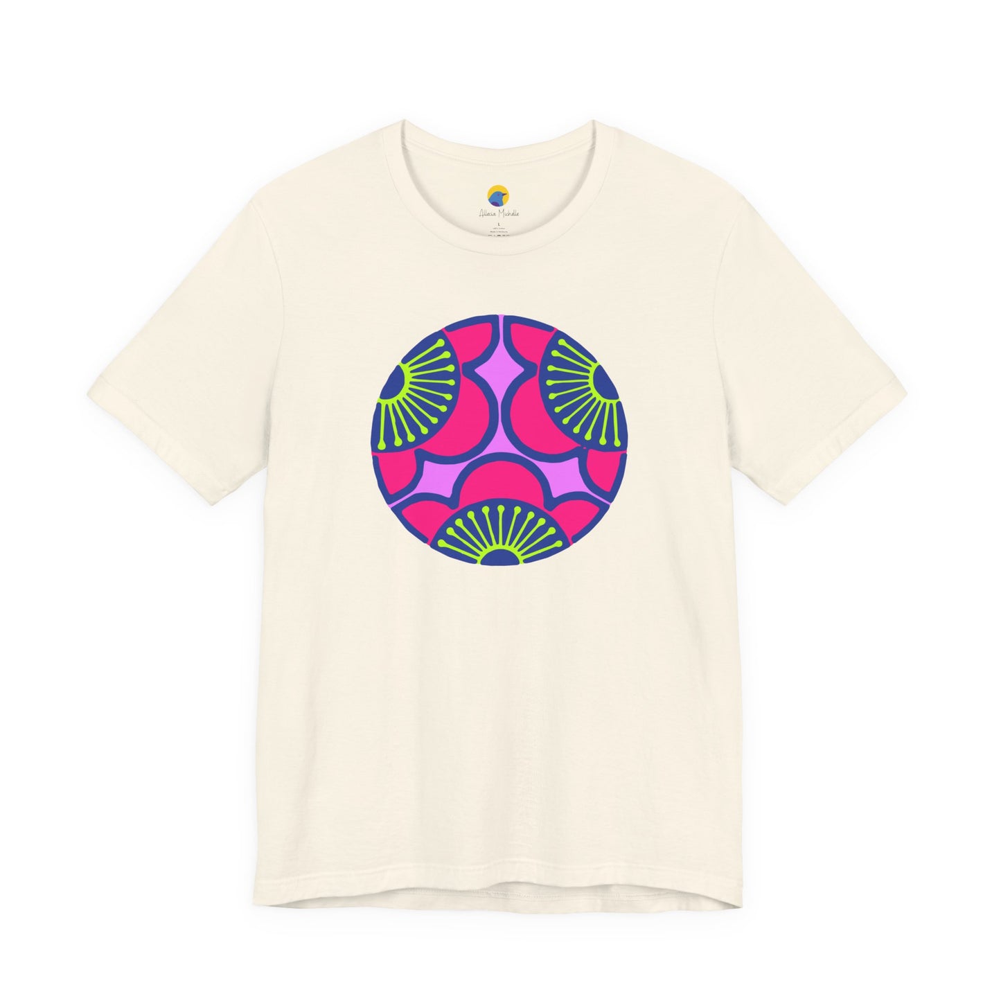 Modern Japanese Pattern Shirt | Colorful Graphic Tee