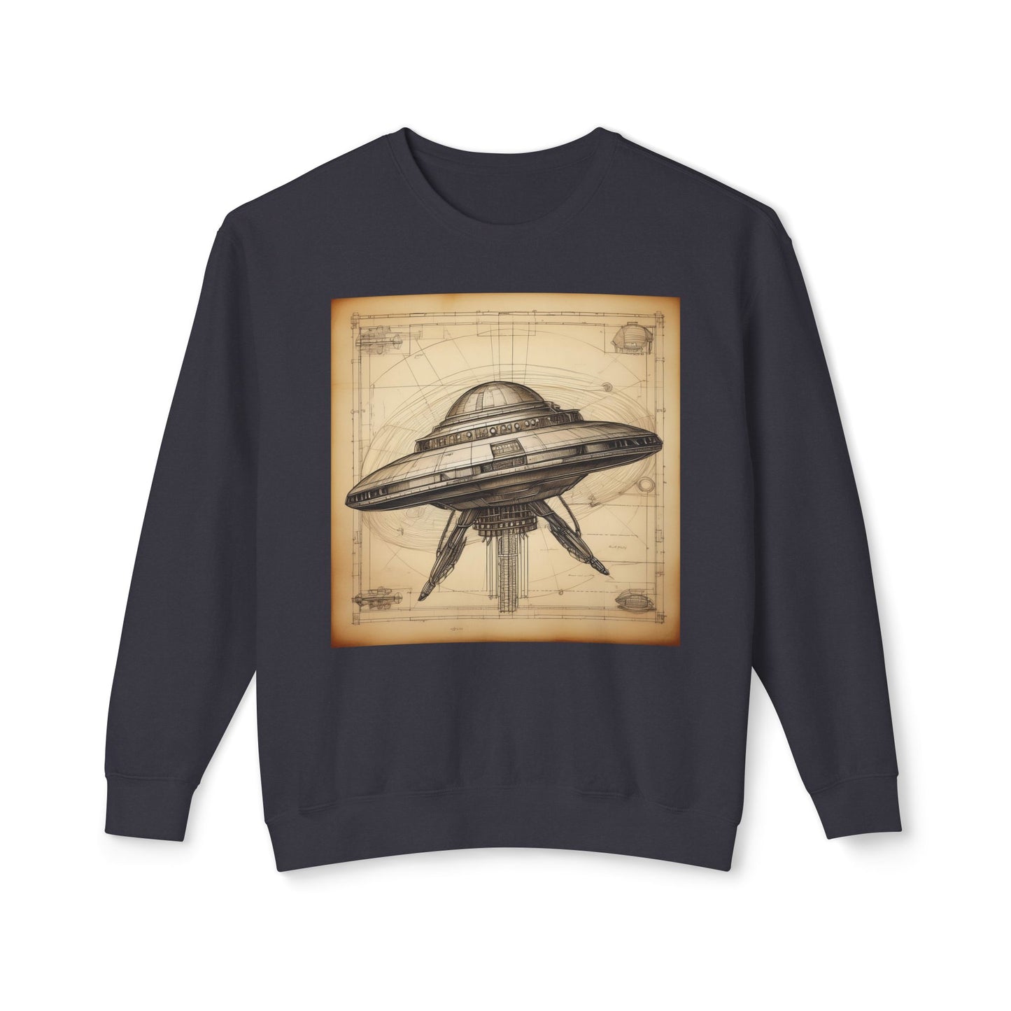 Flying Saucer 100% Cotton Sweatshirt