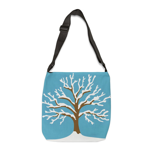 Snowy Tree Tote Bag