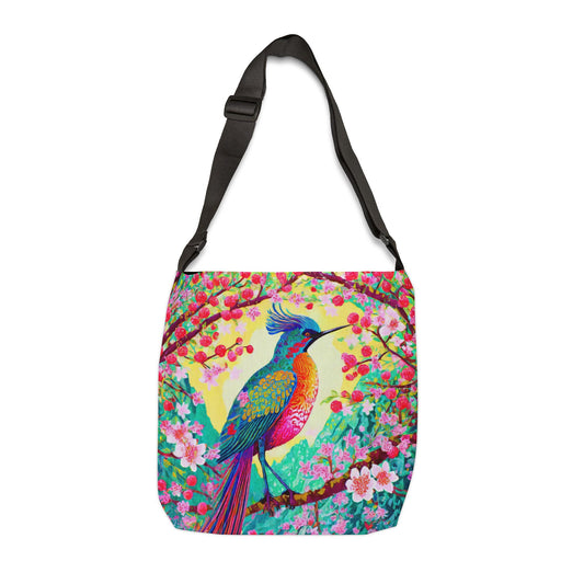 Fancy Bluebird Adjustable Tote Bag